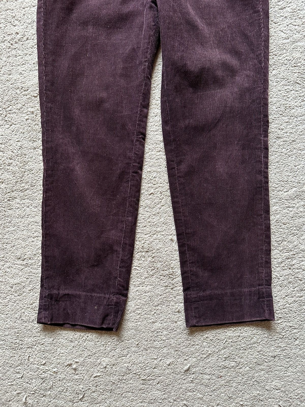 Beams Plus 2000s Beams Plus Maroon Corduroy Straight Cut Pant Size US 32 / EU 48 - 3 Thumbnail