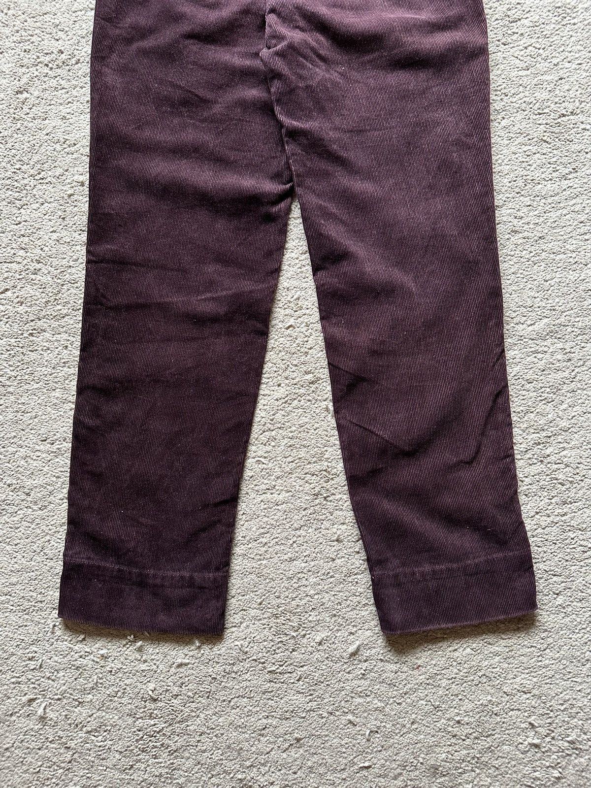 Beams Plus 2000s Beams Plus Maroon Corduroy Straight Cut Pant Size US 32 / EU 48 - 5 Thumbnail