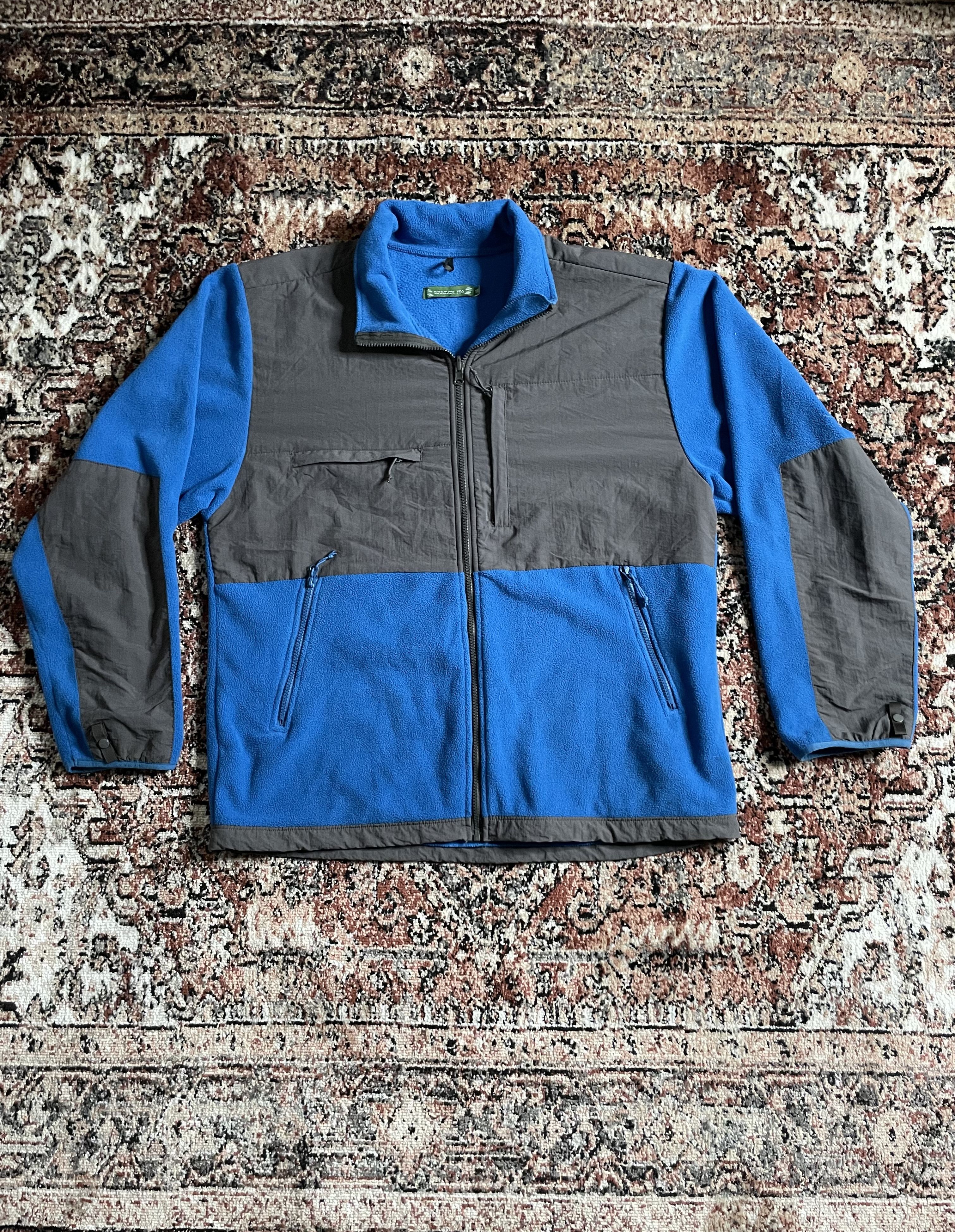 Vintage Mountain Fog - Blue Gray Sherpa/windbreaker Size US XXL / EU 58 / 5 - 1 Thumbnail