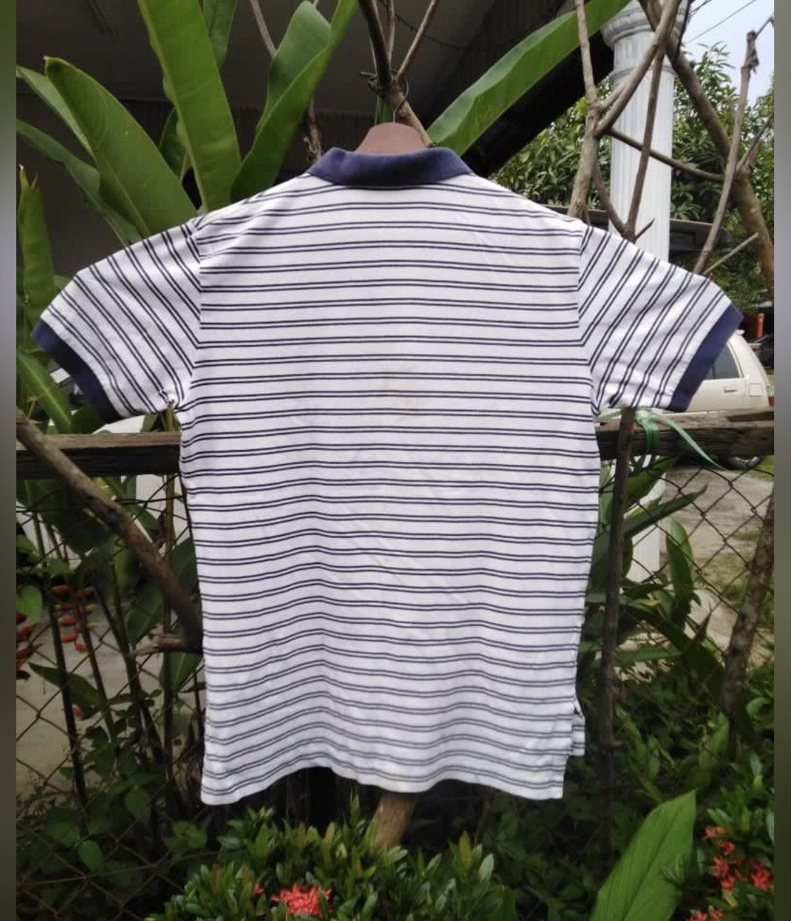 Grailed × Polo Ralph Lauren × Vintage Vintage Polo Ralph Lauren Striped Polo T shirt Streetwear Size US L / EU 52-54 / 3 - 2 Thumbnail