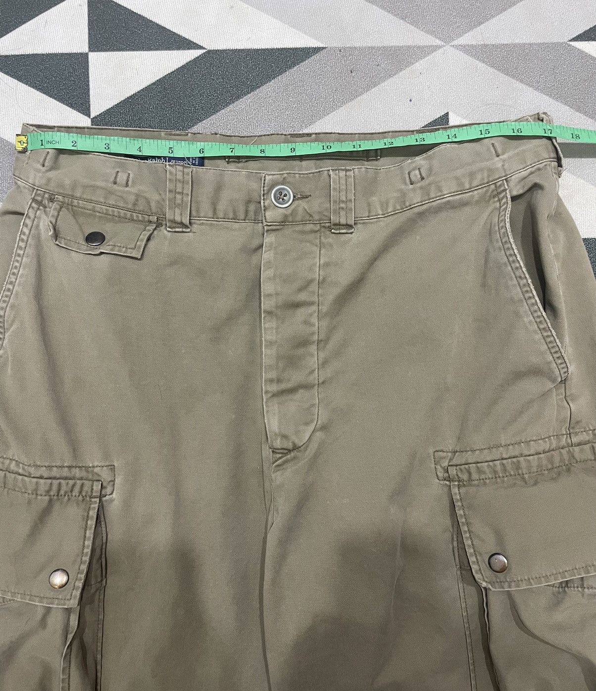 Polo Ralph Lauren Rare Vintage Polo Ralph Lauren Baggy Cargo Pants Size US 34 / EU 50 - 11 Thumbnail