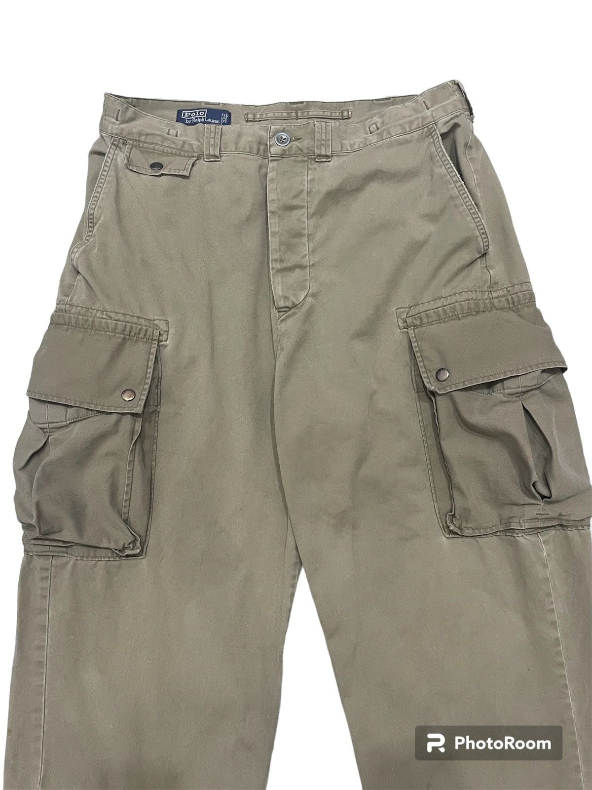 Polo Ralph Lauren Rare Vintage Polo Ralph Lauren Baggy Cargo Pants Size US 34 / EU 50 - 5 Thumbnail