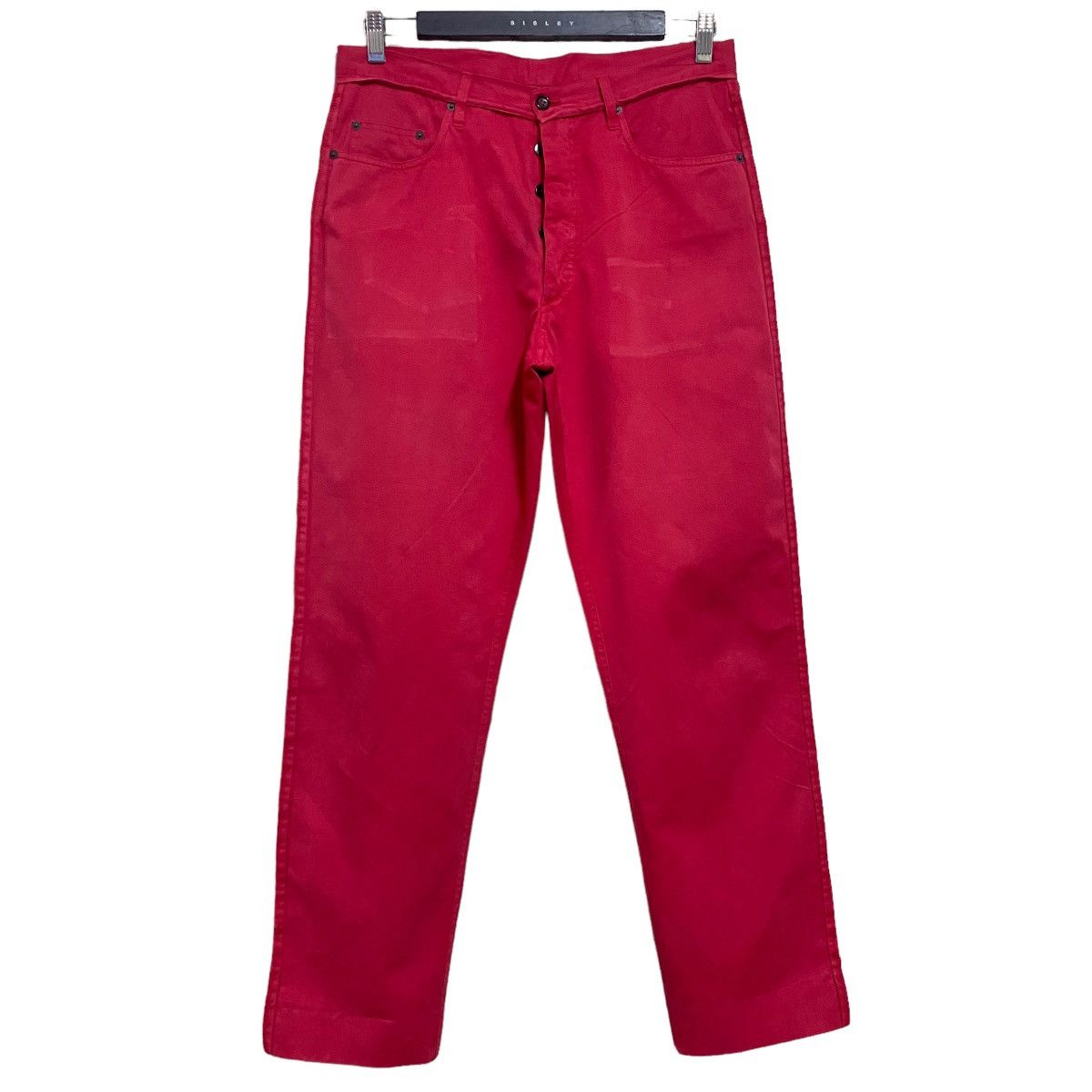 Jil Sander Jil Sander Outers stitch Red Jeans Size US 31 - 3 Thumbnail