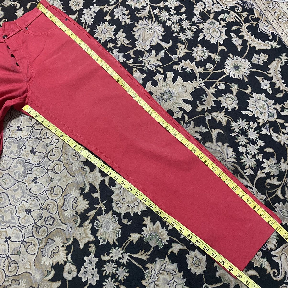 Jil Sander Jil Sander Outers stitch Red Jeans Size US 31 - 17 Thumbnail