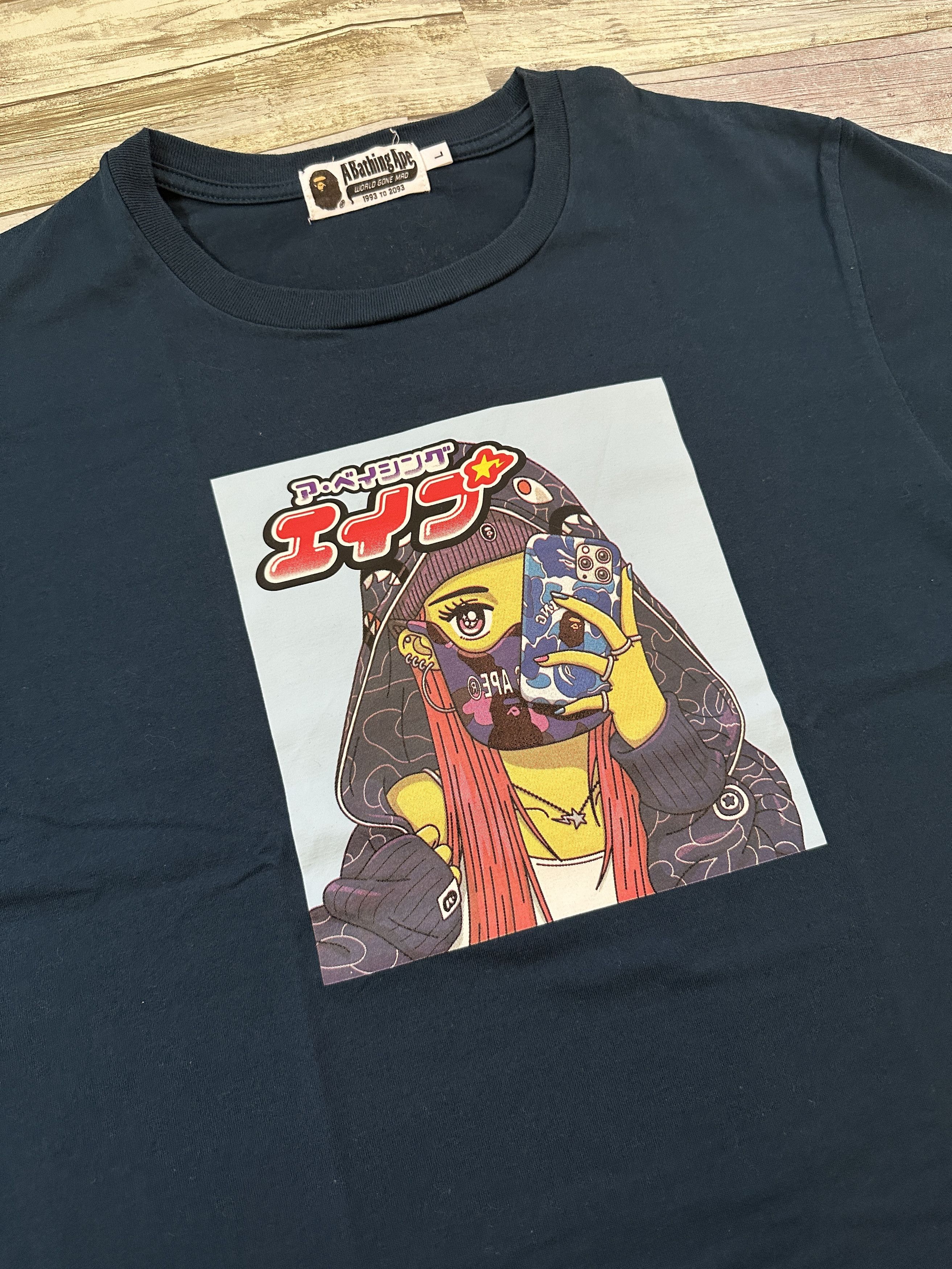 Bape SS22 Girl Tee Size US L / EU 52-54 / 3 - 1 Thumbnail