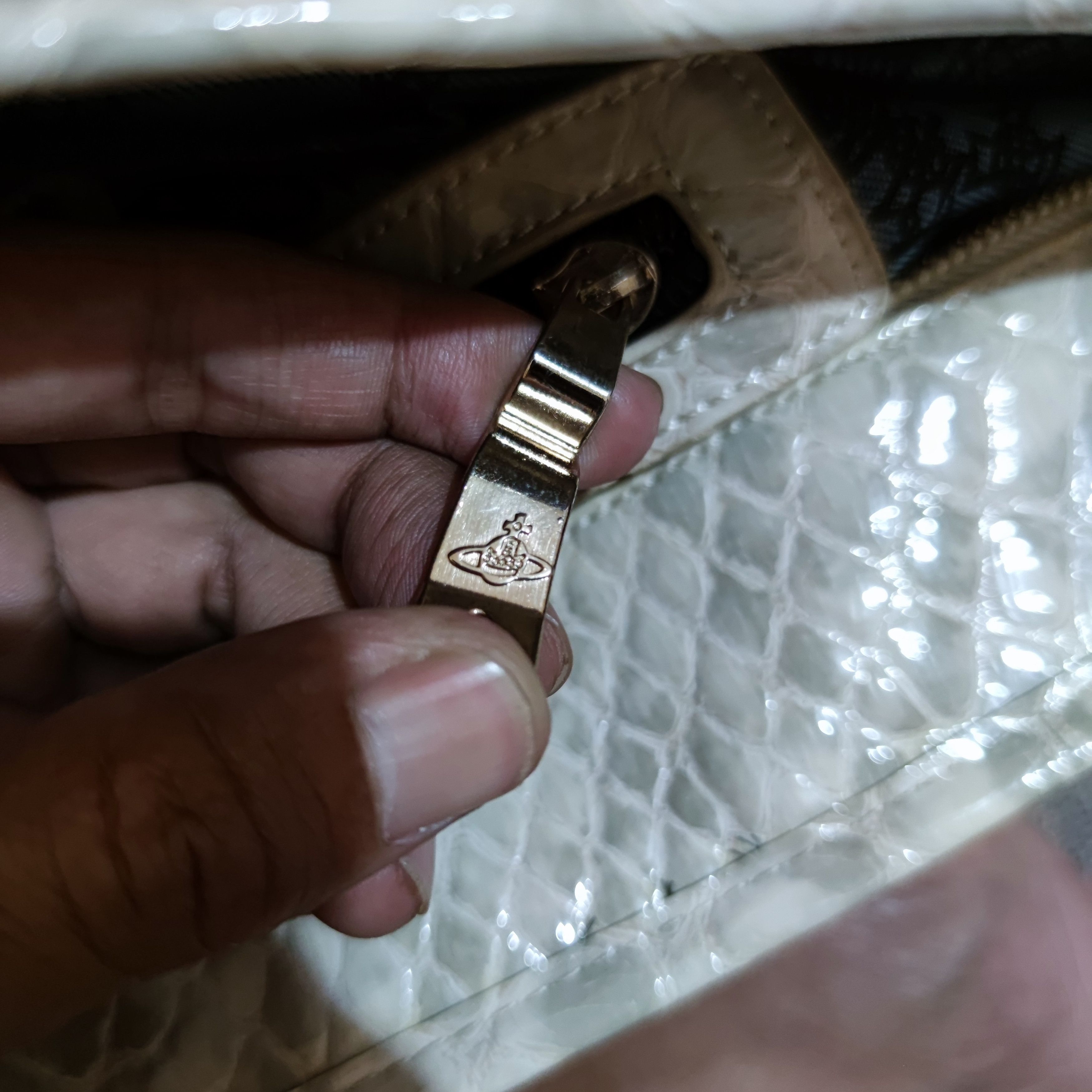 Vivienne Westwood Viviene Westwood Snake Leather Handbag Size ONE SIZE - 4 Thumbnail