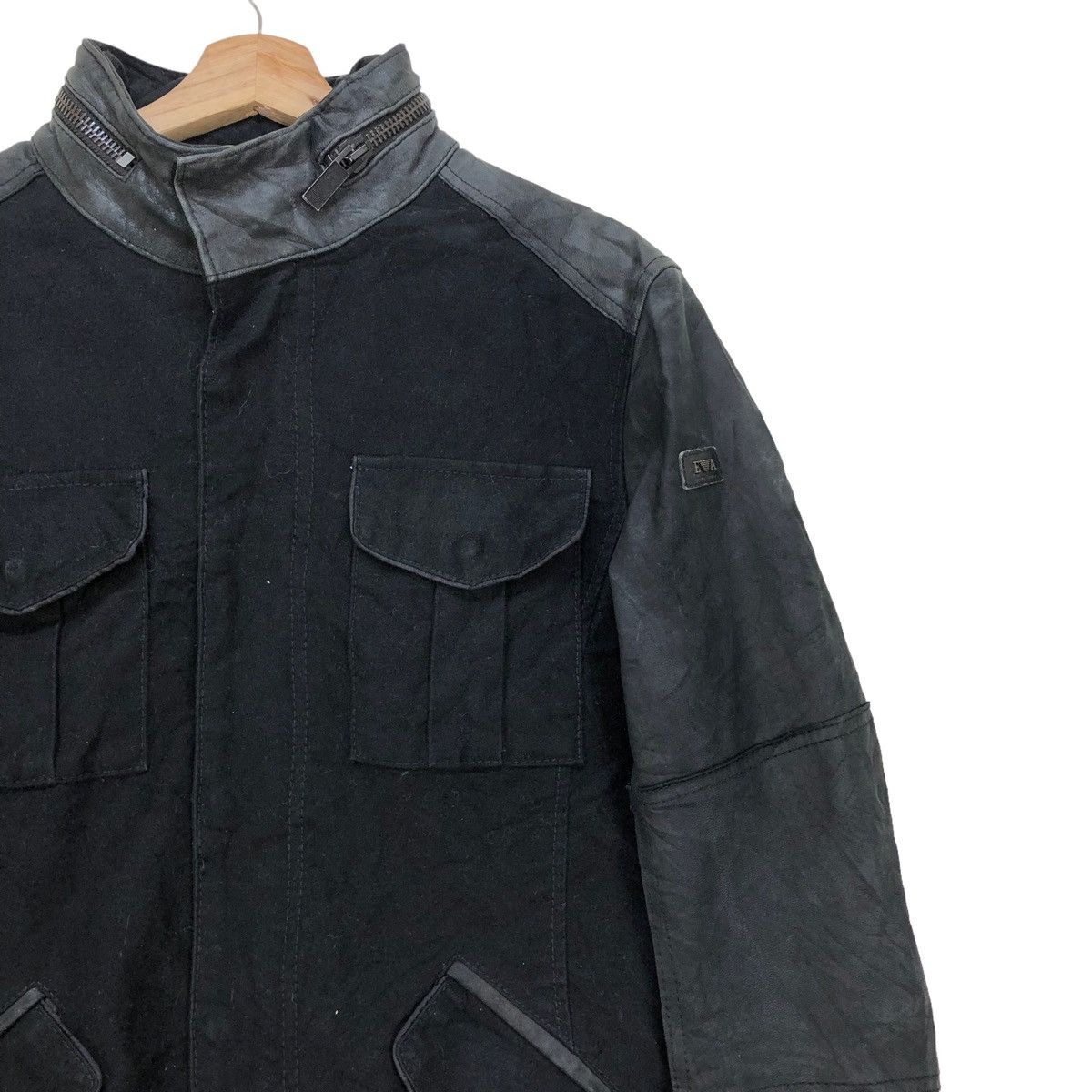 Emporio Armani 💥Emporio Armani Leather Jacket Size US M / EU 48-50 / 2 - 6 Thumbnail
