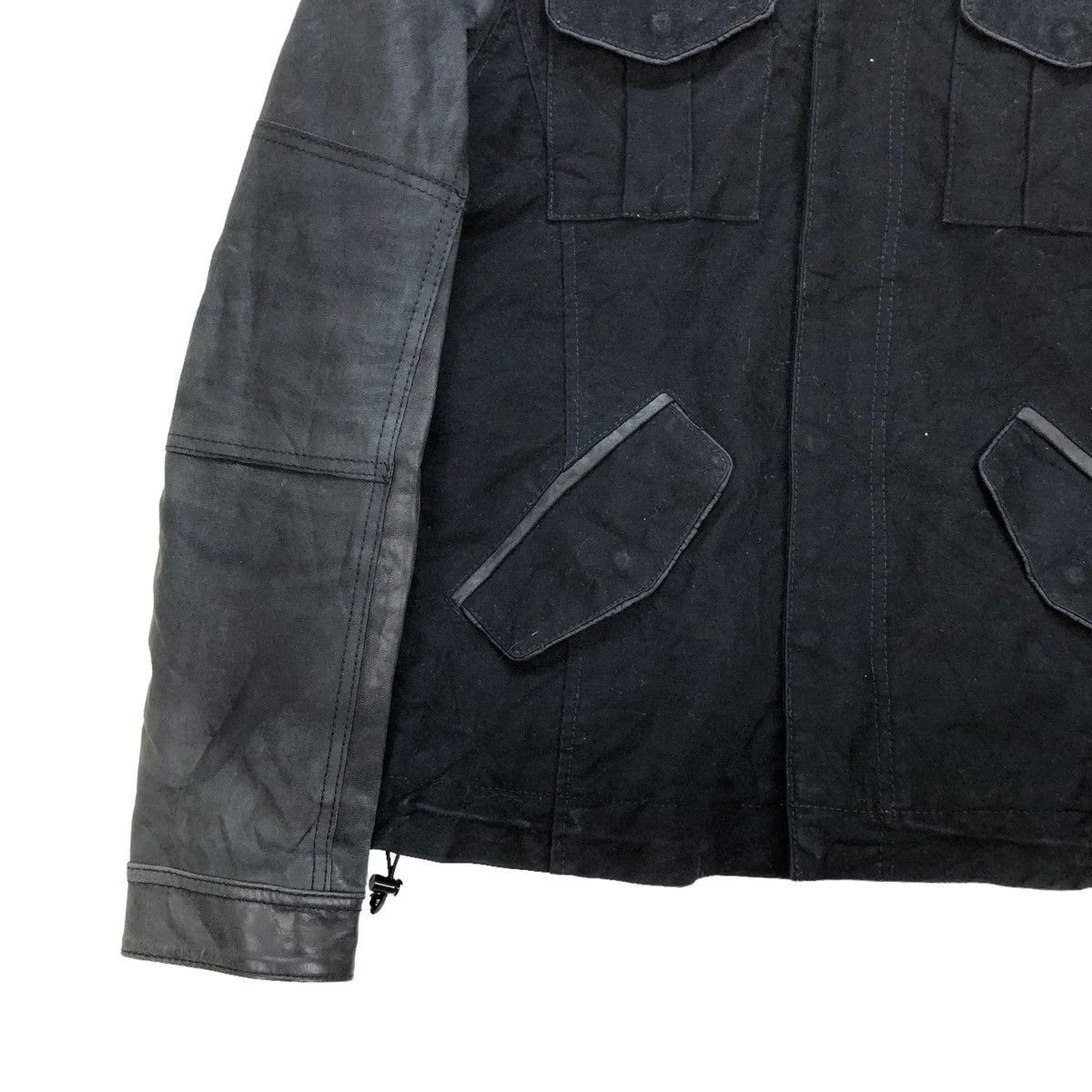 Emporio Armani 💥Emporio Armani Leather Jacket Size US M / EU 48-50 / 2 - 7 Thumbnail