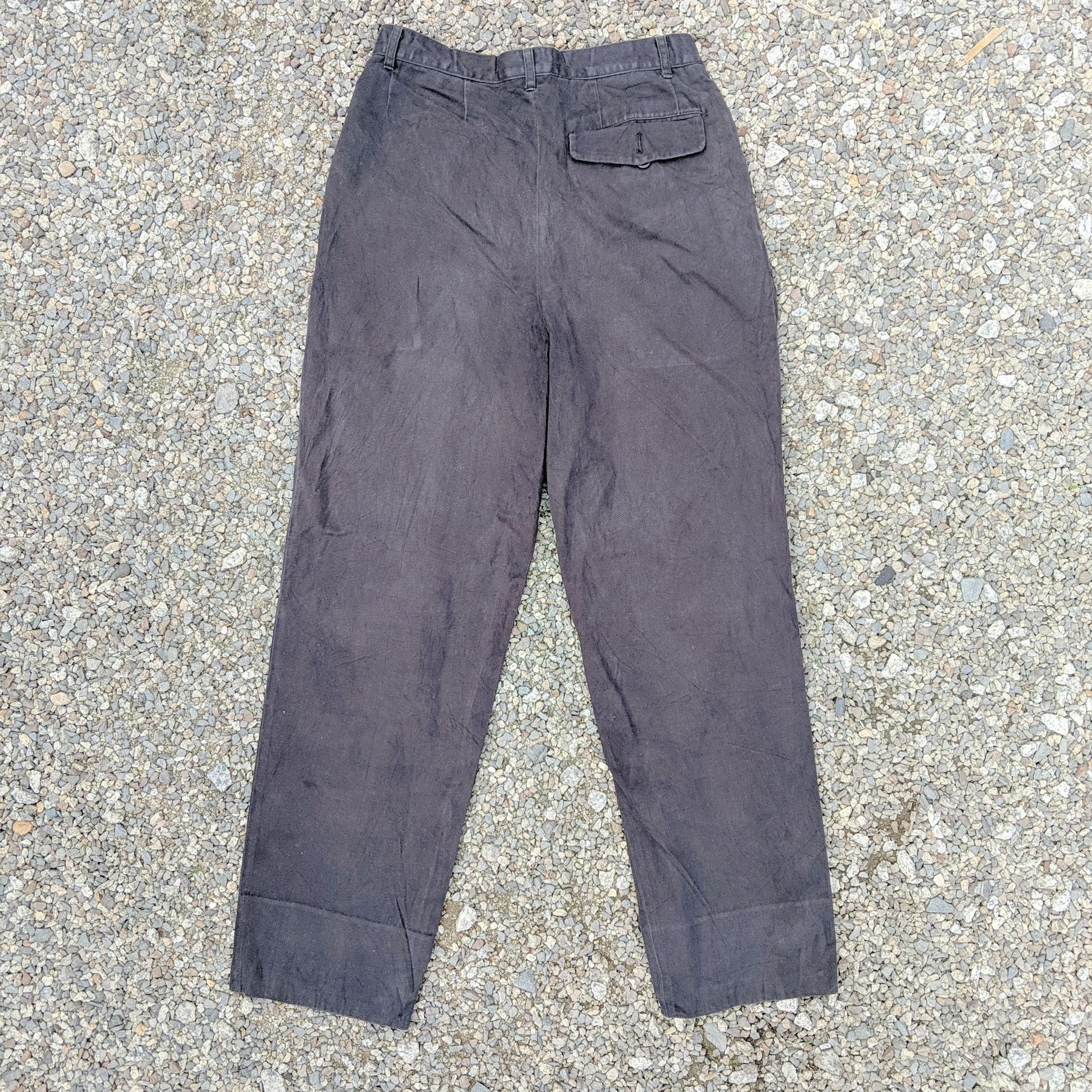 Yohji Yamamoto Vintage Yohji A.A.R Signature Durban Casual Trouser Pants Size US 26 / EU 42 - 6 Thumbnail