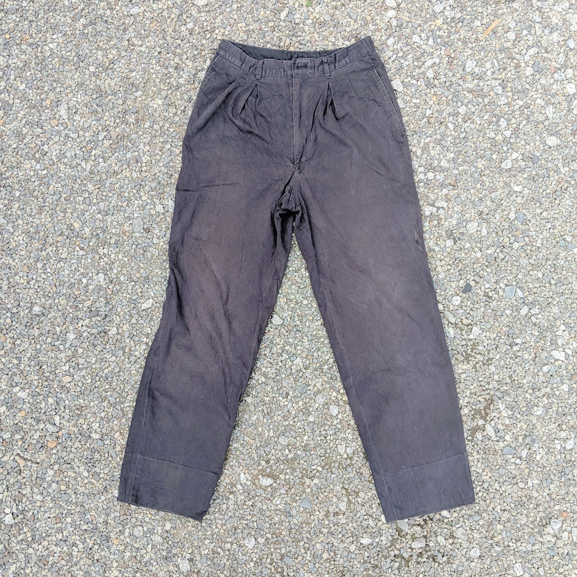 Yohji Yamamoto Vintage Yohji A.A.R Signature Durban Casual Trouser Pants Size US 26 / EU 42 - 1 Thumbnail