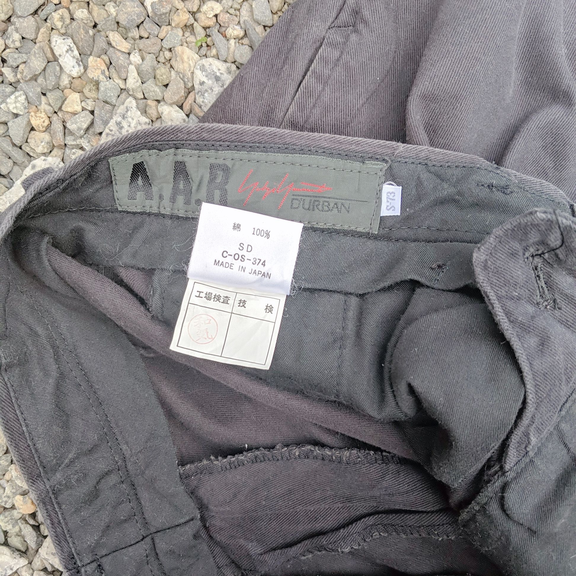 Yohji Yamamoto Vintage Yohji A.A.R Signature Durban Casual Trouser Pants Size US 26 / EU 42 - 8 Thumbnail