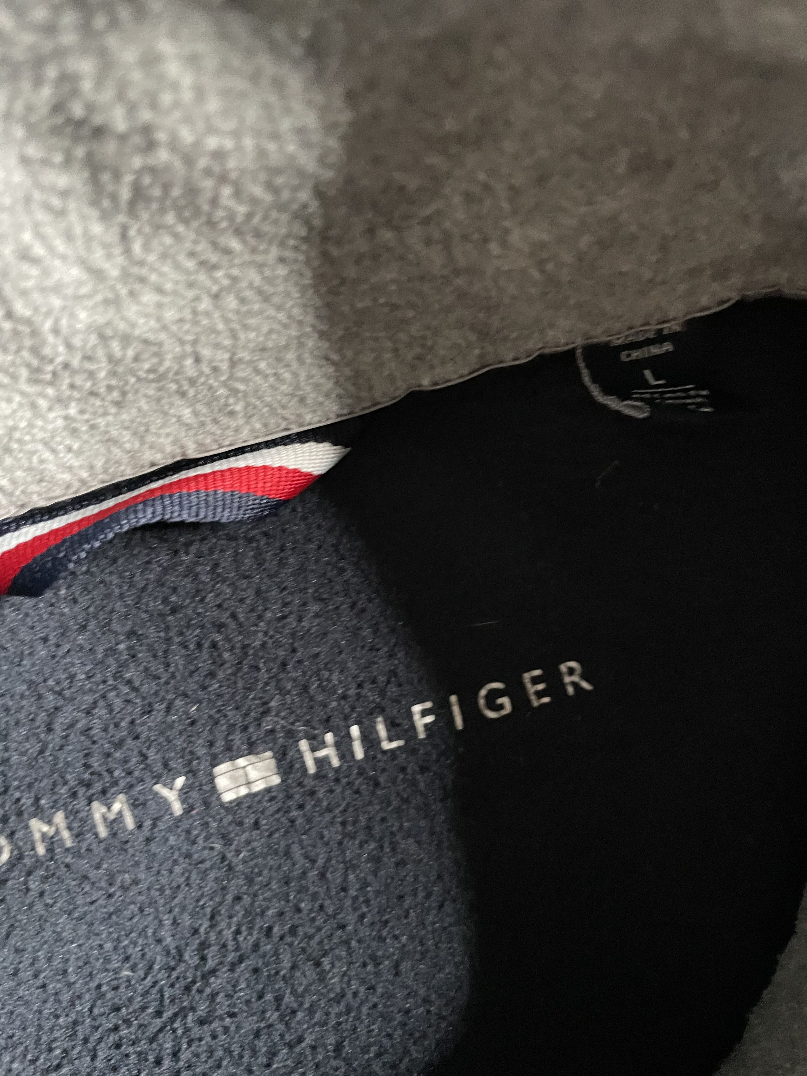 Tommy Hilfiger Tommy Hilfiger - Gray/Navy Fleece Jackets Size US L / EU 52-54 / 3 - 3 Thumbnail