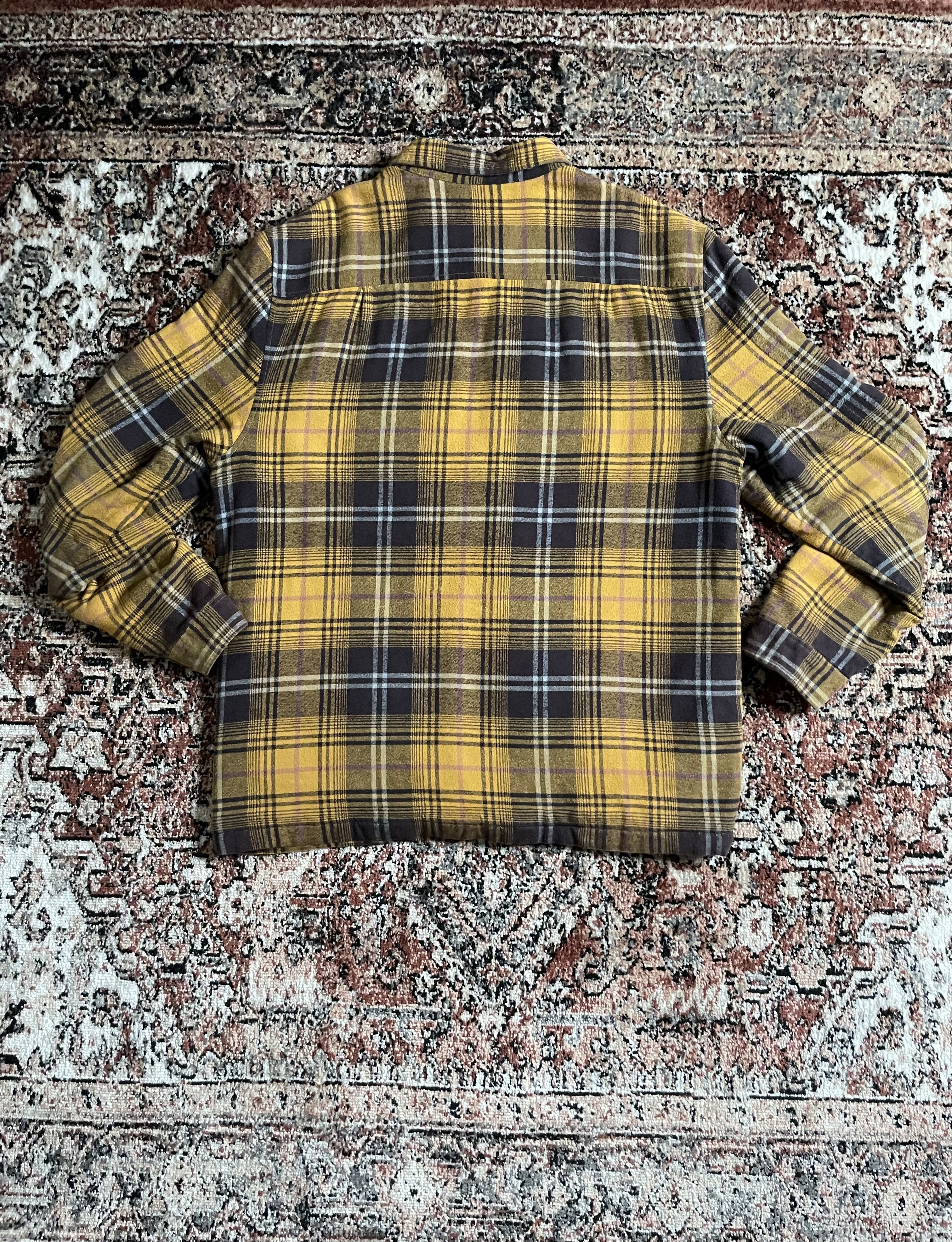 Urban Outfitters Urban Outfitters - black and yellow quilted flannel Size US XL / EU 56 / 4 - 2 Thumbnail