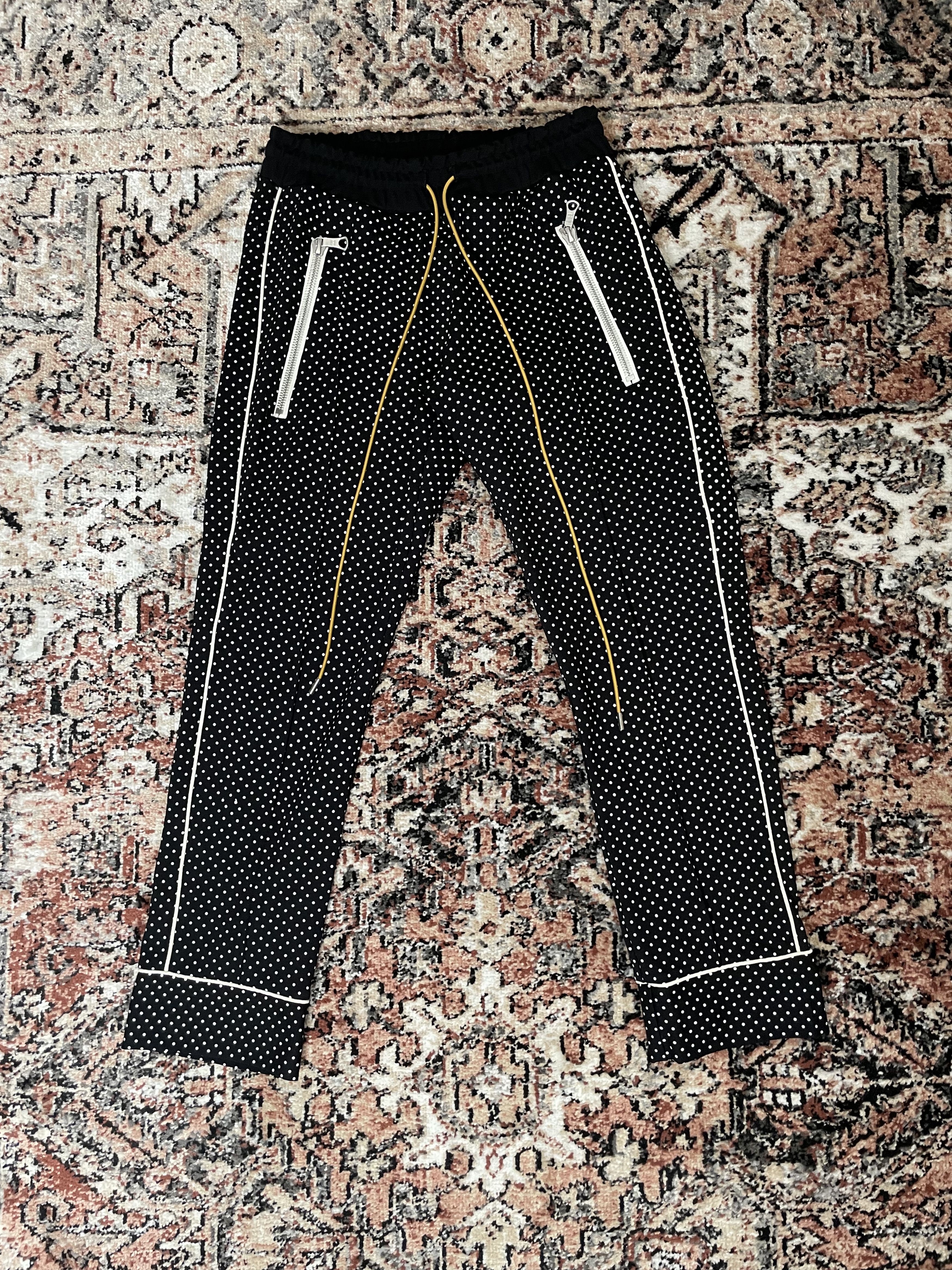 Rhude Rhude - Black polka dots Casual Lounge Pants Size US 26 / EU 42 - 1 Thumbnail