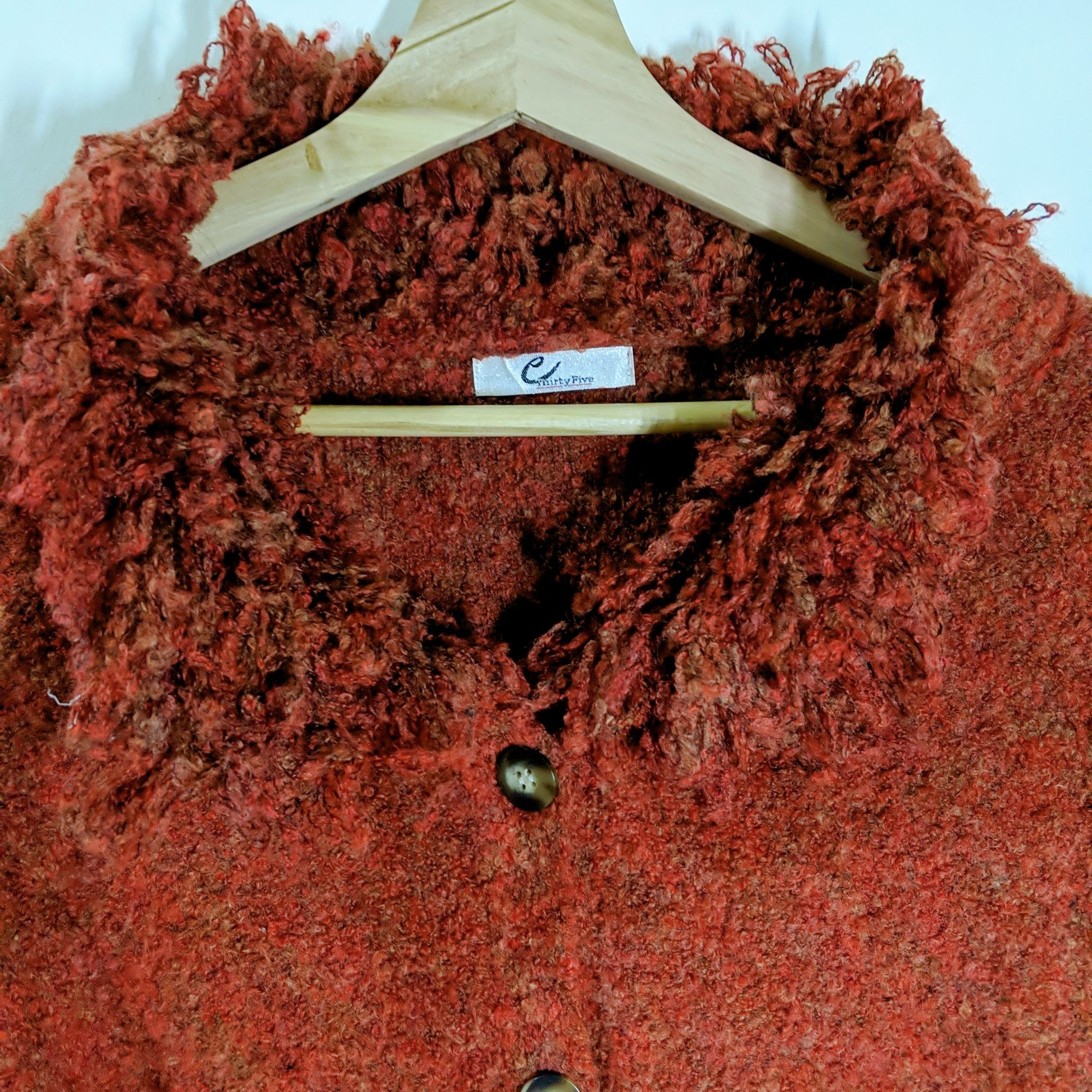 Japanese Brand Vintage Japanese Thirty Five Logo Cardigan Knitwear Sweater Size US M / EU 48-50 / 2 - 8 Thumbnail
