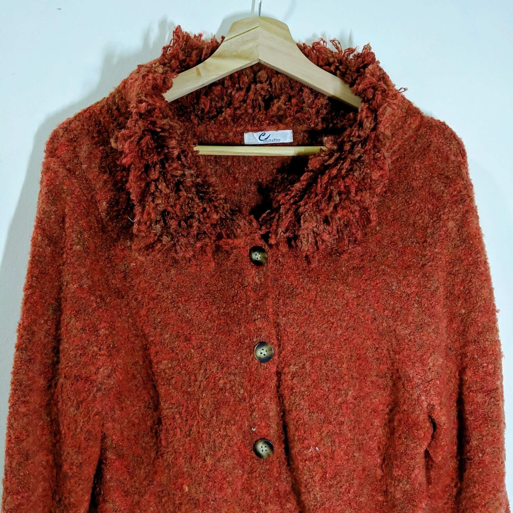 Japanese Brand Vintage Japanese Thirty Five Logo Cardigan Knitwear Sweater Size US M / EU 48-50 / 2 - 9 Thumbnail