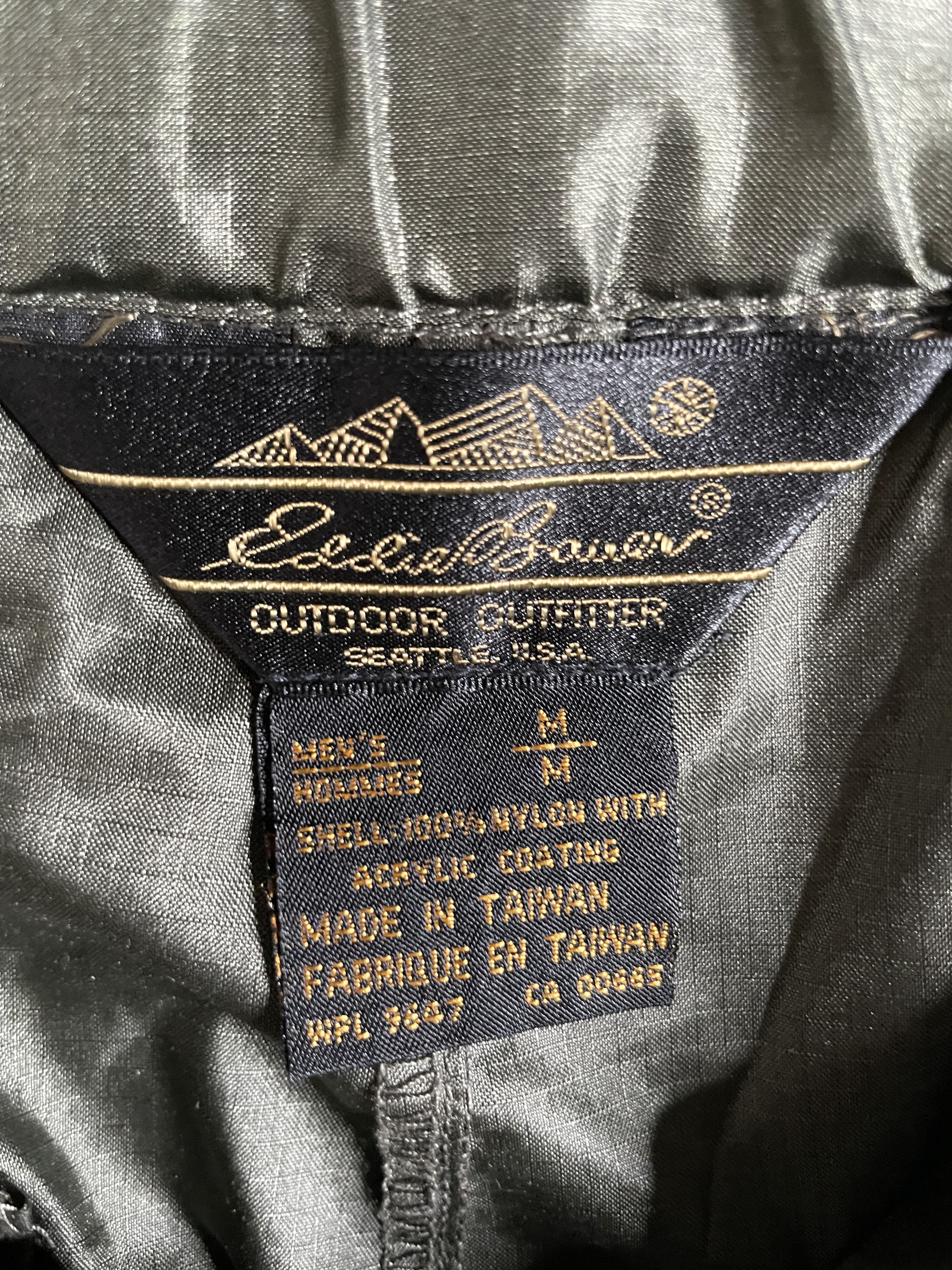 Eddie Bauer Eddie Bauer - Military green windbreaker(zipper/flare ankle) Size US 28 / EU 44 - 3 Thumbnail