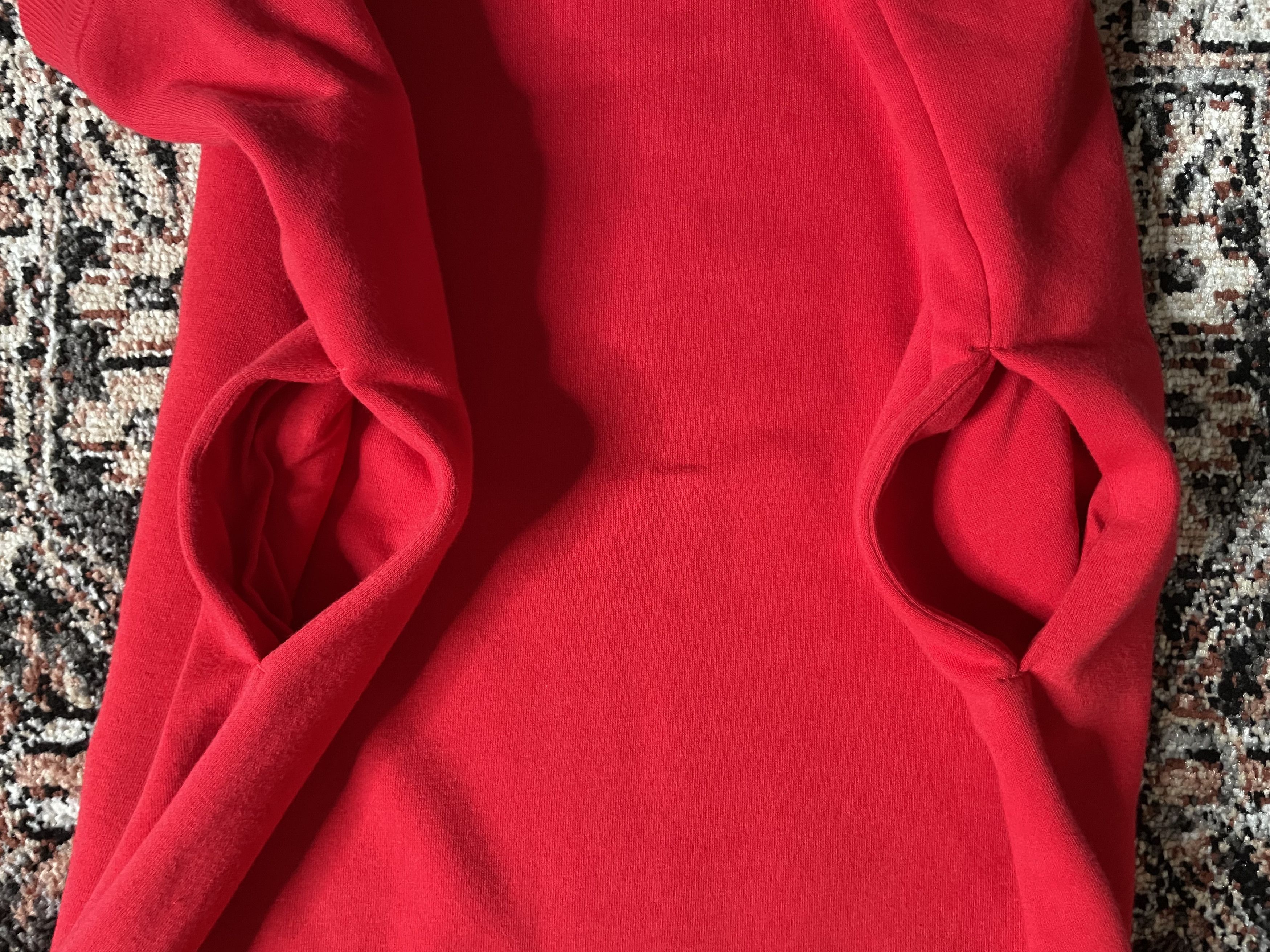 Tommy Hilfiger Tommy Hilfiger - Red w/ white V neck sweater (with pockets) Size US L / EU 52-54 / 3 - 4 Thumbnail