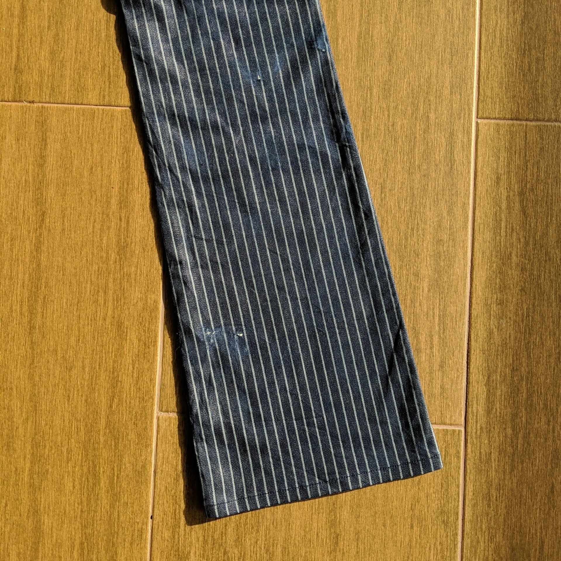 Japanese Brand Vintage Dagu Jeans Stripe Flare Trousers Boot Cut Pants Size US 27 - 10 Thumbnail