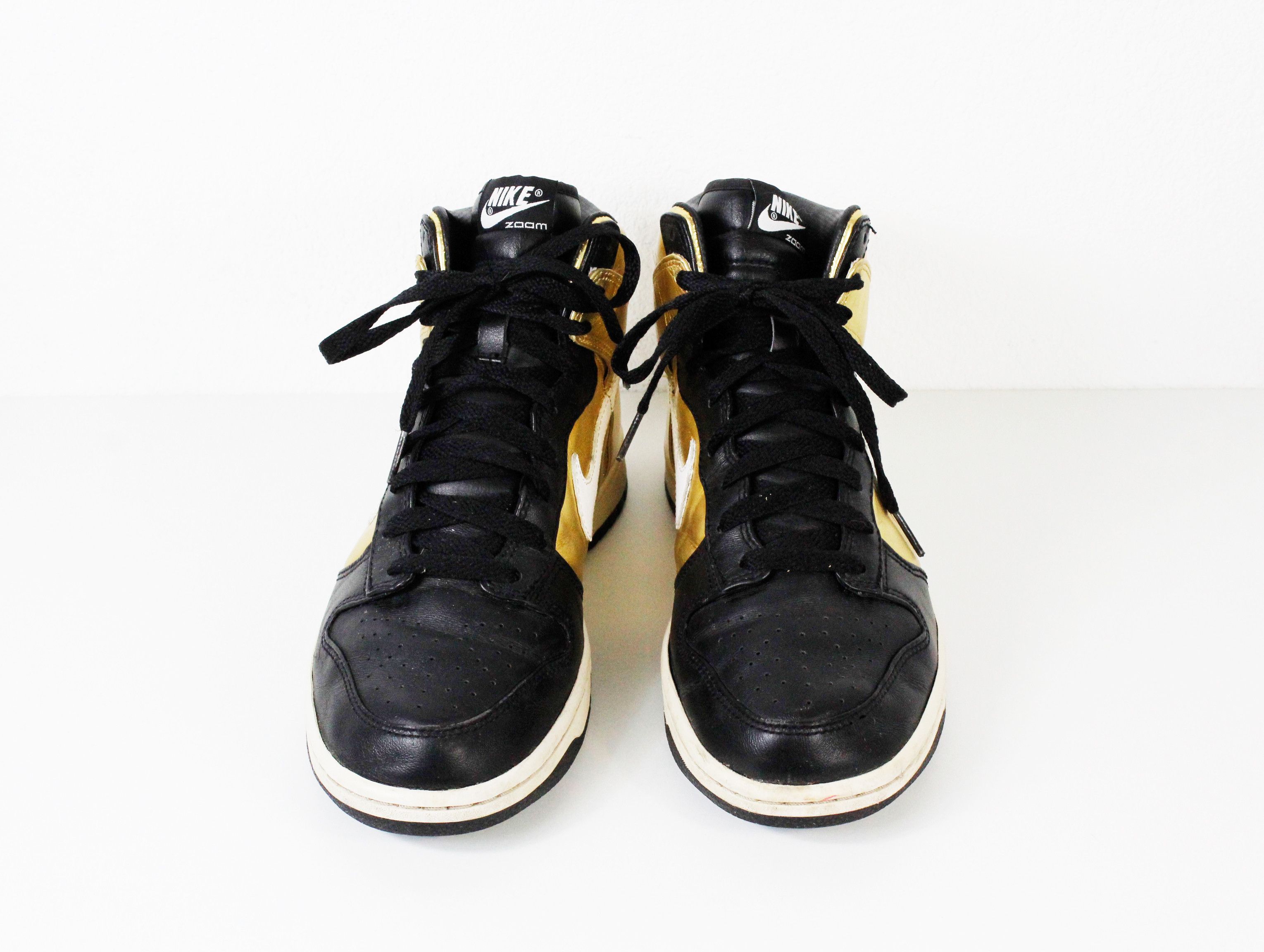 Nike Nike Dunk High Premium Metallic Gold Sneakers Shoes US9 Size US 9 / EU 42 - 2 Thumbnail