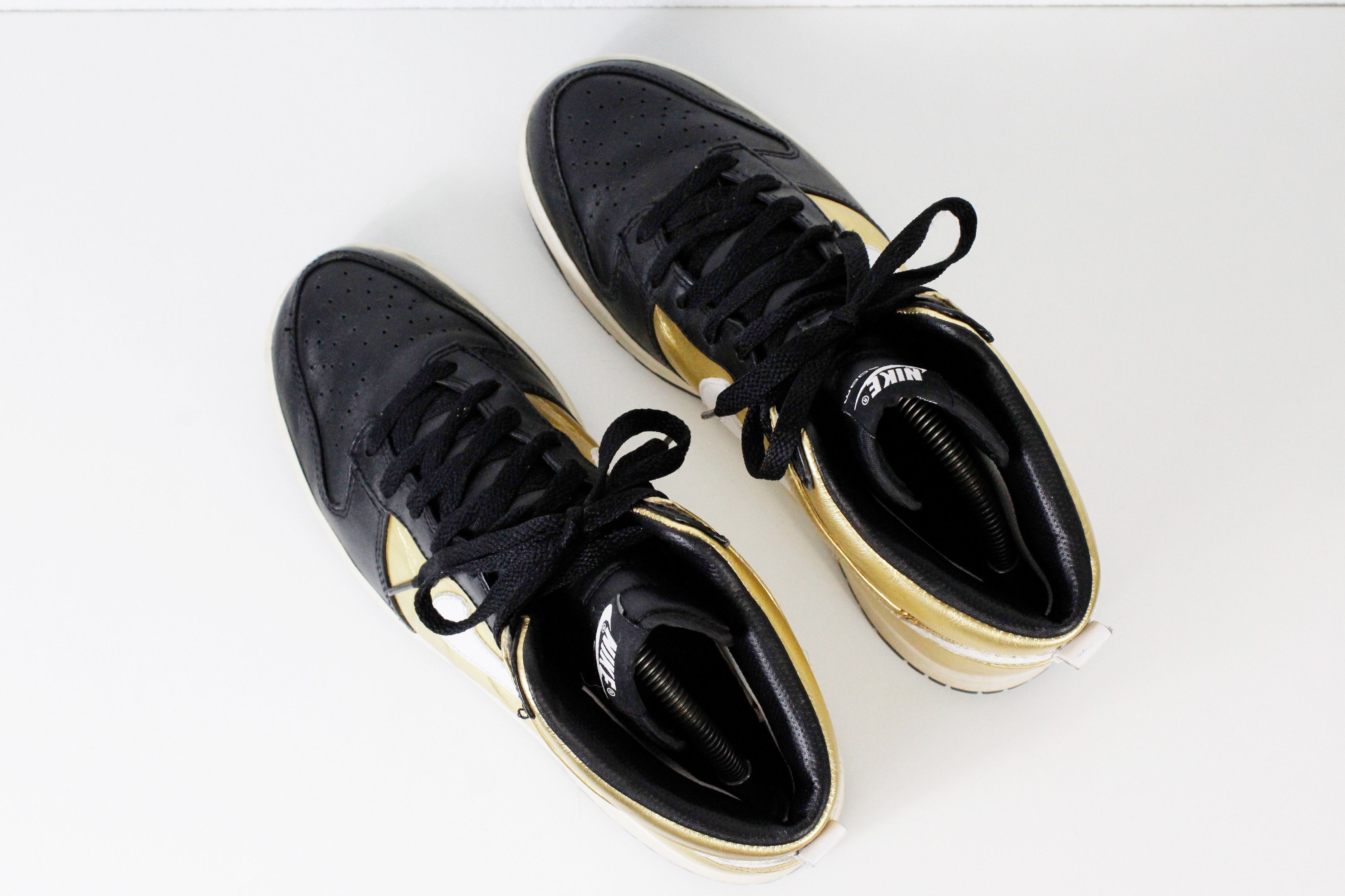 Nike Nike Dunk High Premium Metallic Gold Sneakers Shoes US9 Size US 9 / EU 42 - 10 Thumbnail