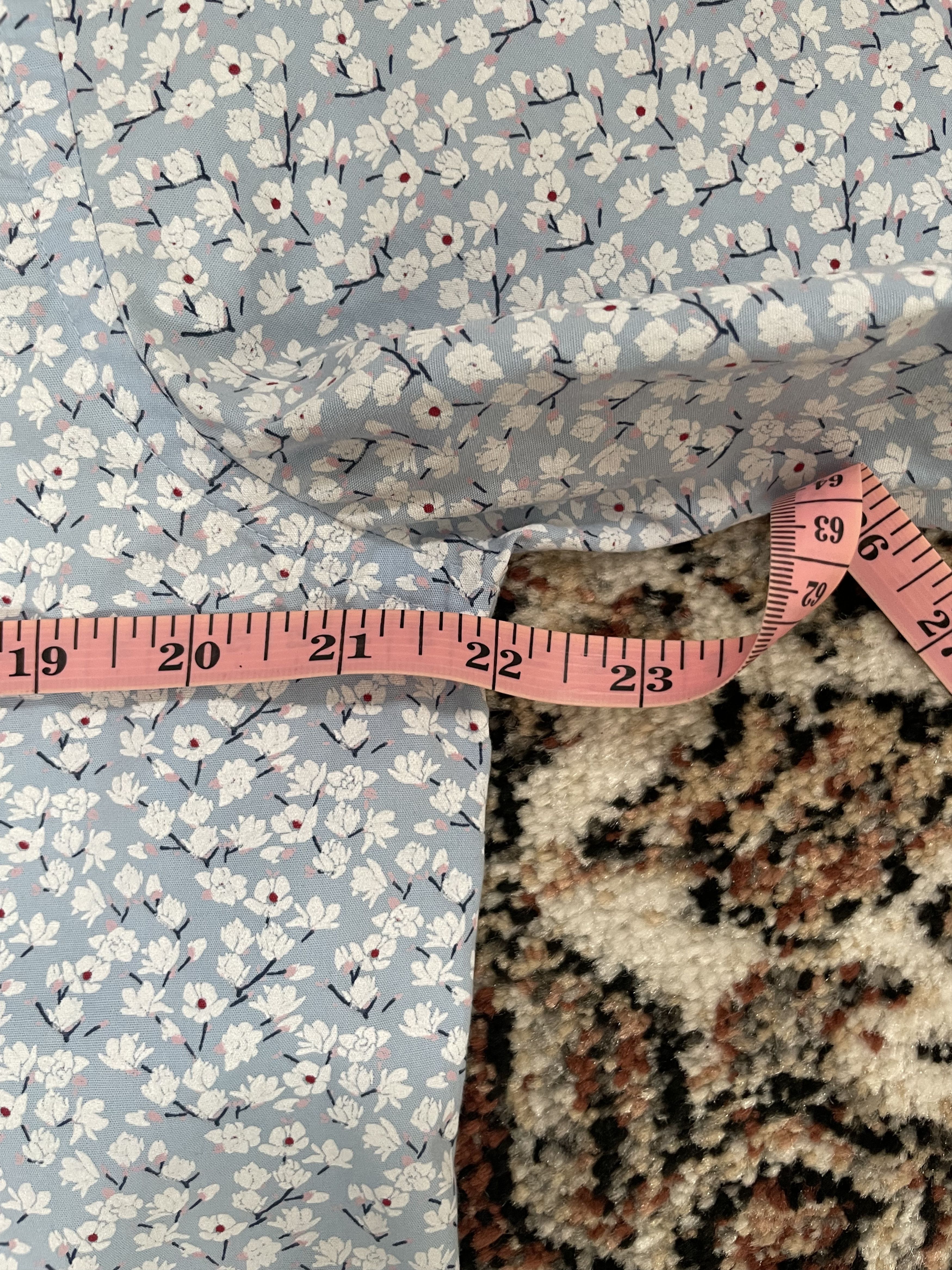 Zara Zara - Blue flora button up Size US L / EU 52-54 / 3 - 5 Thumbnail