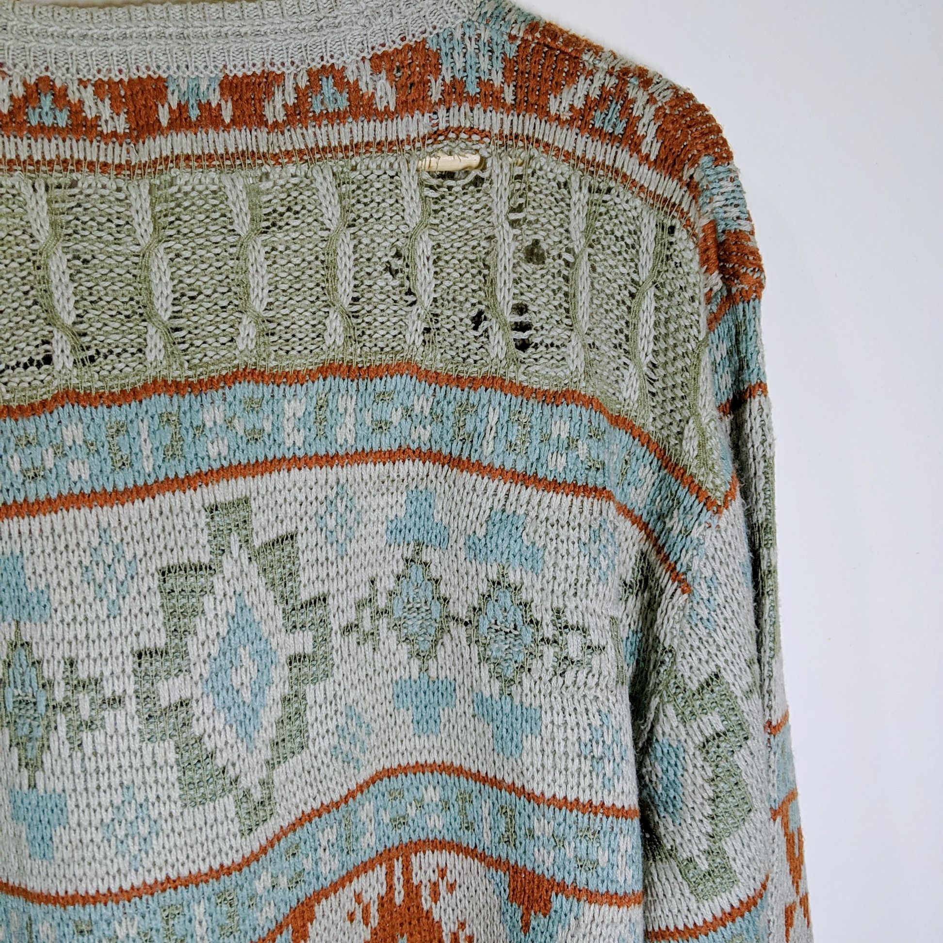 Japanese Brand Vintage Primitif Native Knitwear Sweater Size US L / EU 52-54 / 3 - 10 Thumbnail