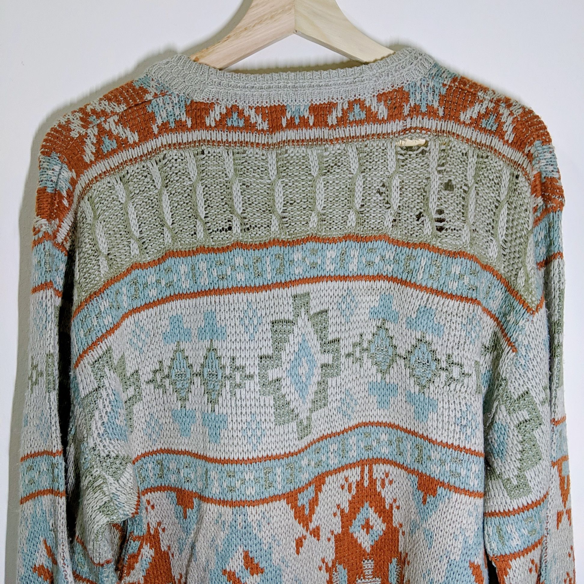 Japanese Brand Vintage Primitif Native Knitwear Sweater Size US L / EU 52-54 / 3 - 11 Thumbnail