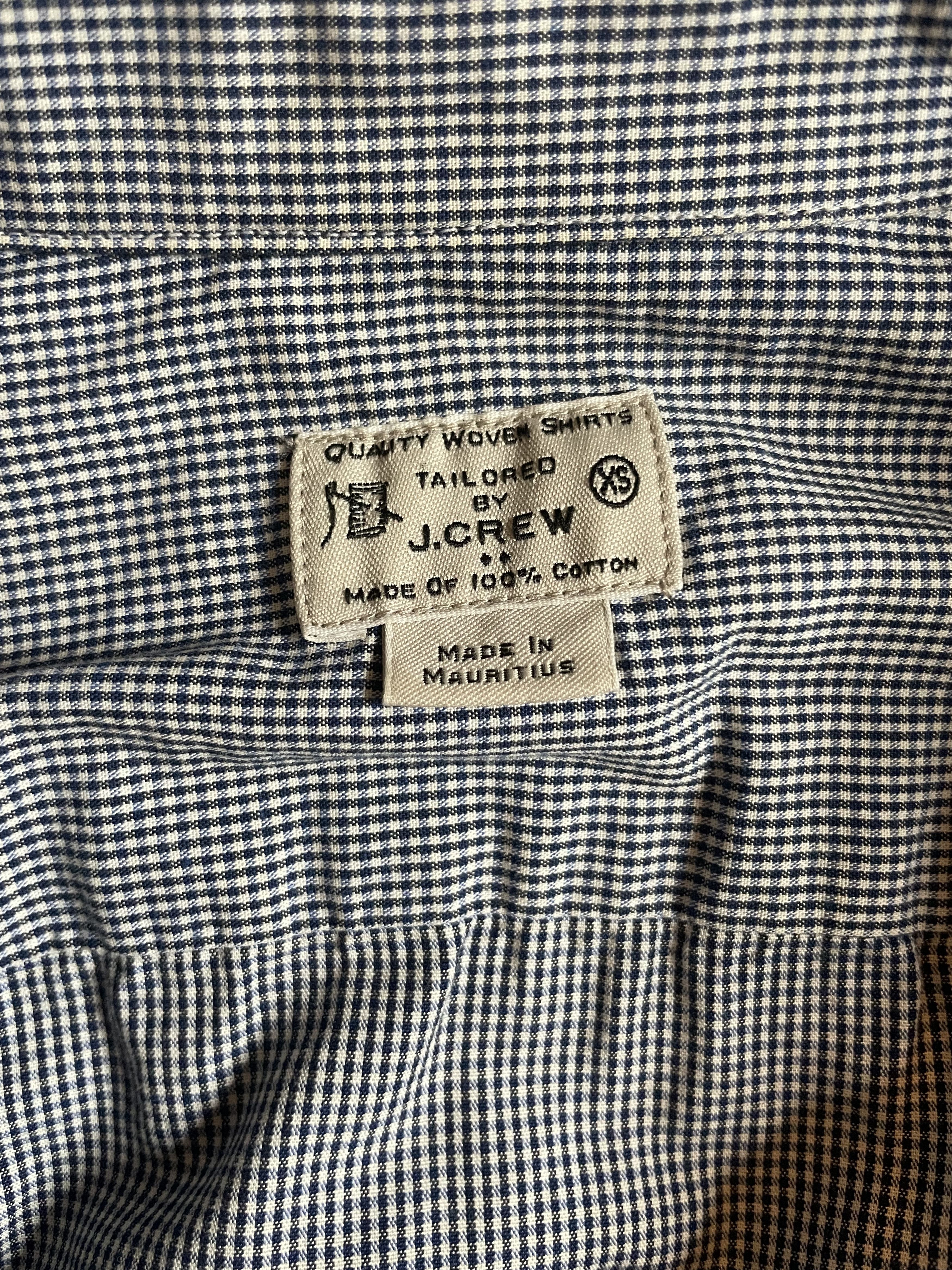 J.Crew J. Crew - Blue and white checkered button up Size US XS / EU 42 / 0 - 3 Thumbnail