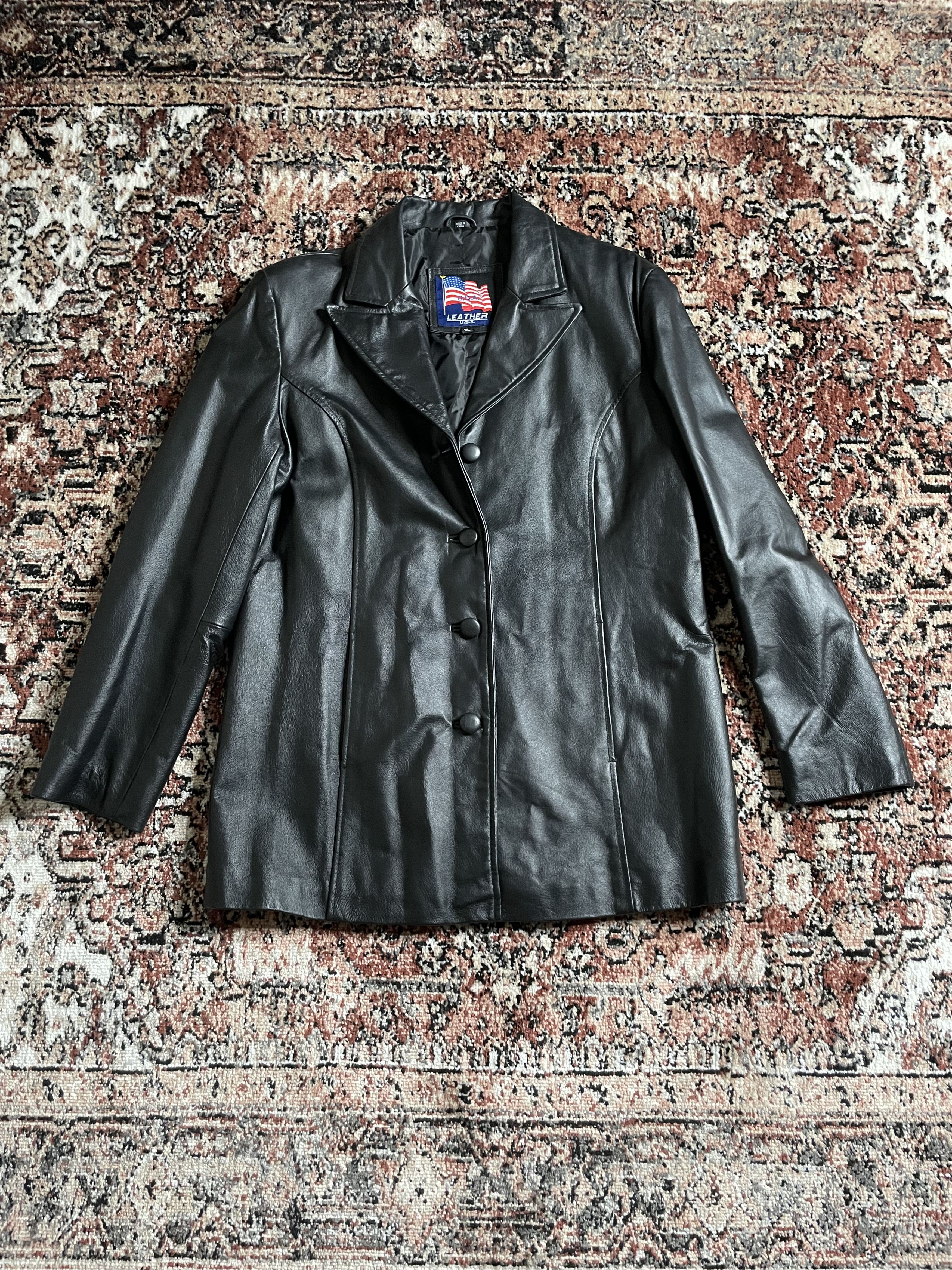 Vintage Vintage - Leather Jackets Size US XL / EU 56 / 4 - 1 Thumbnail