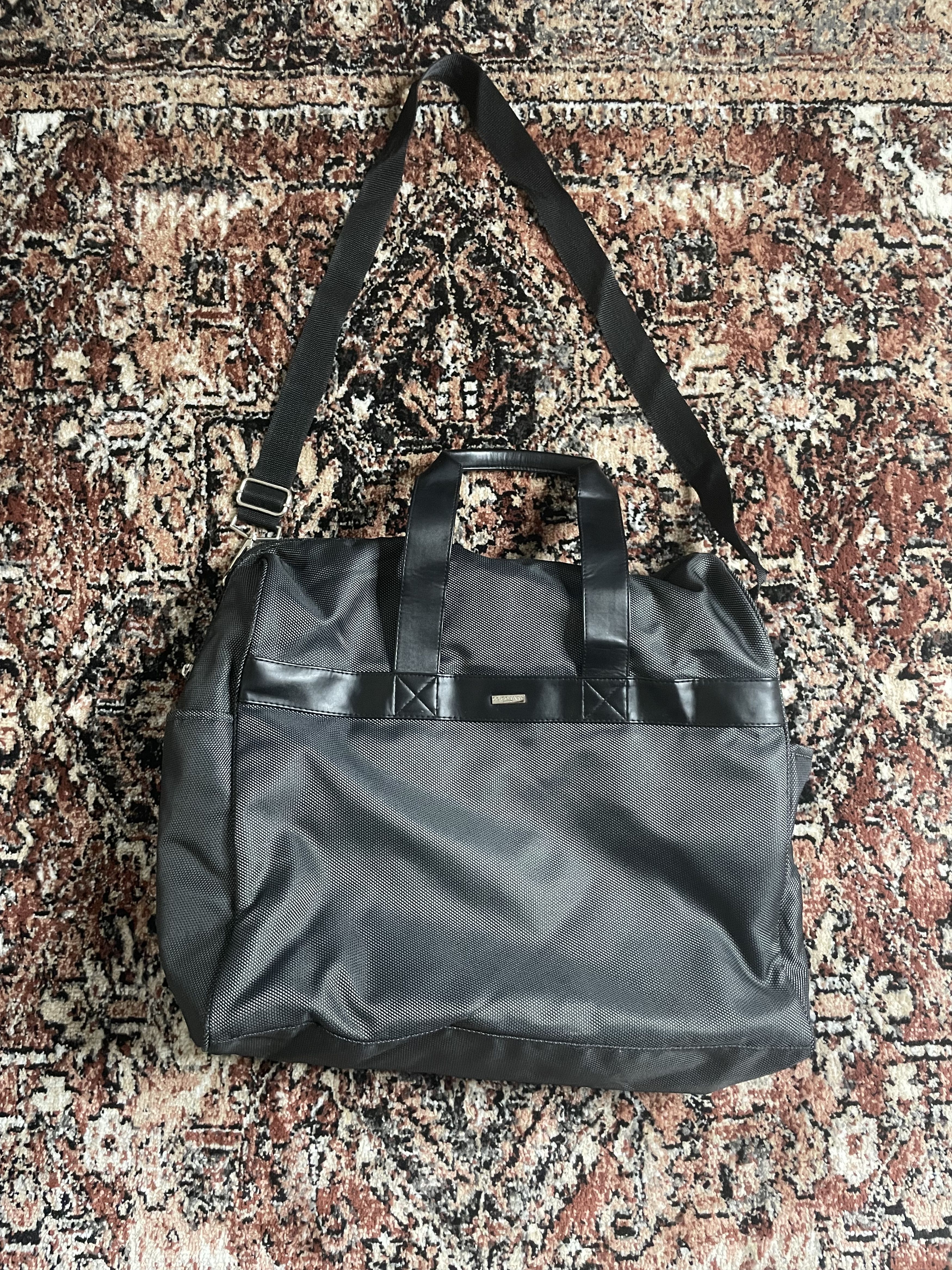 Giorgio Armani Giorgio Armani - Black and Gray Duffle Bag Size ONE SIZE - 1 Thumbnail
