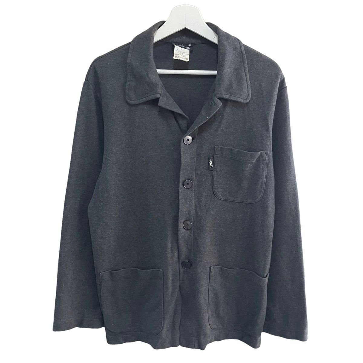Designer × agnes b. 💥 90s AGNES B BUTTON LIGHT CHORE JACKET Size US M / EU 48-50 / 2 - 2 Thumbnail