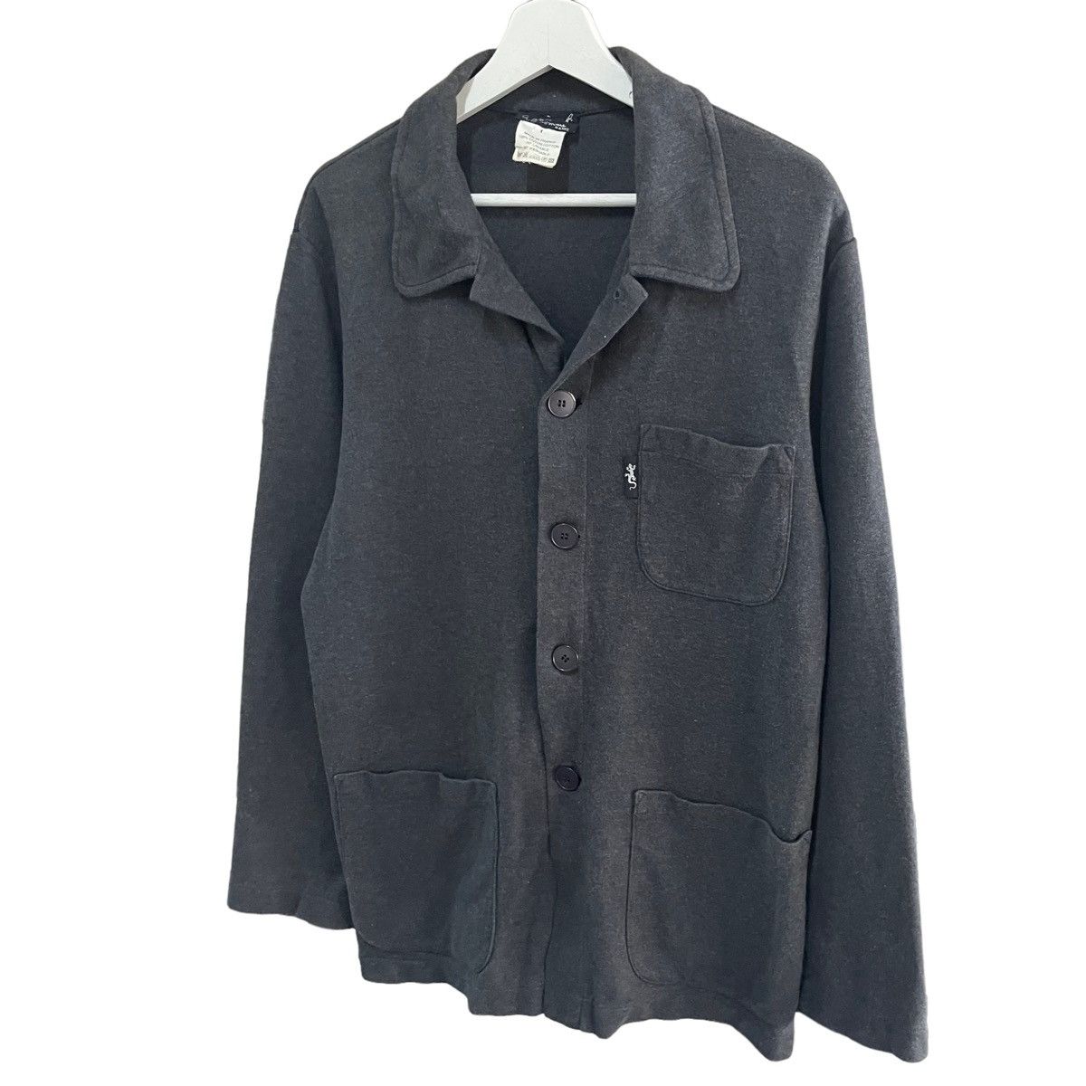 Designer × agnes b. 💥 90s AGNES B BUTTON LIGHT CHORE JACKET Size US M / EU 48-50 / 2 - 3 Thumbnail