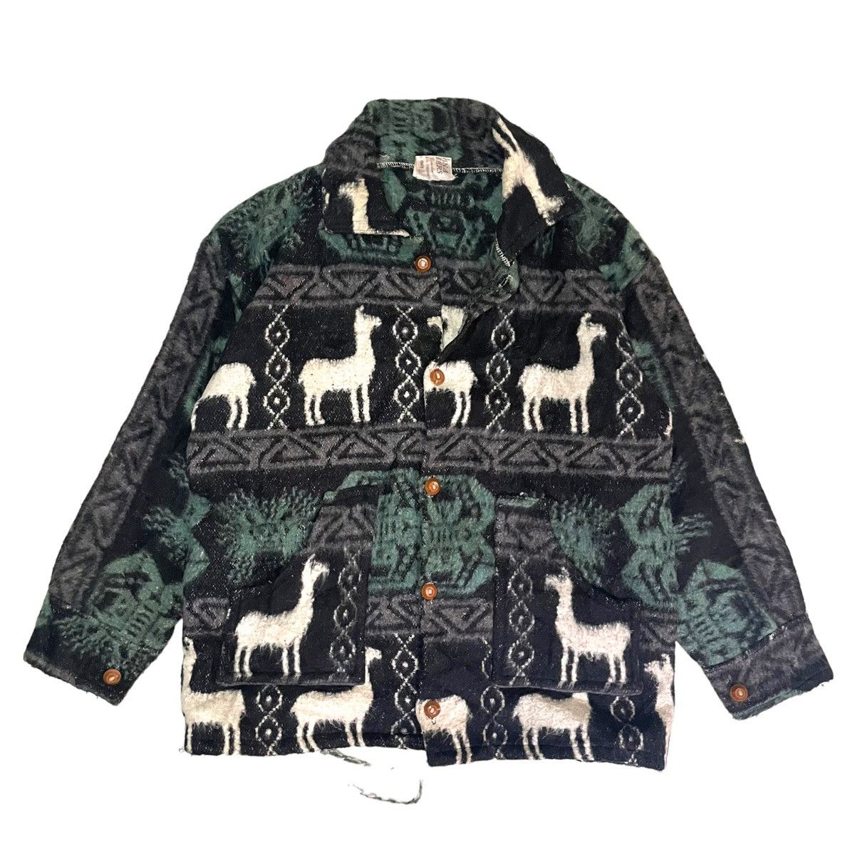 Japanese Brand × Native × Vintage 💥70s MANANA BROTHERS NATIVE CULTURE BUTTON JACKET Size US XL / EU 56 / 4 - 1 Thumbnail
