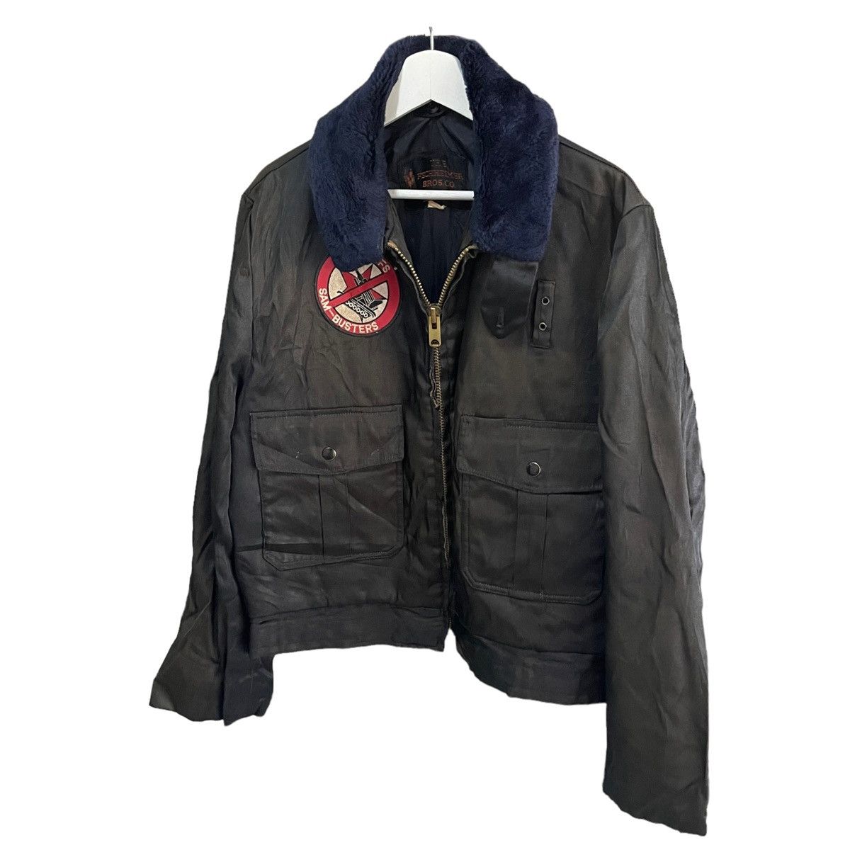Flight Club × Vintage 💥 80s THE FECHHEIMER BROTHER A2 FLIGHT JACKET Size US M / EU 48-50 / 2 - 4 Thumbnail