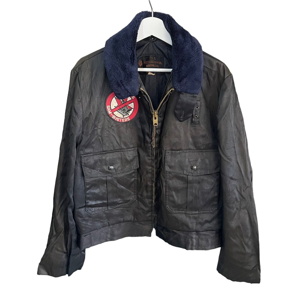 Flight Club × Vintage 💥 80s THE FECHHEIMER BROTHER A2 FLIGHT JACKET Size US M / EU 48-50 / 2 - 2 Thumbnail