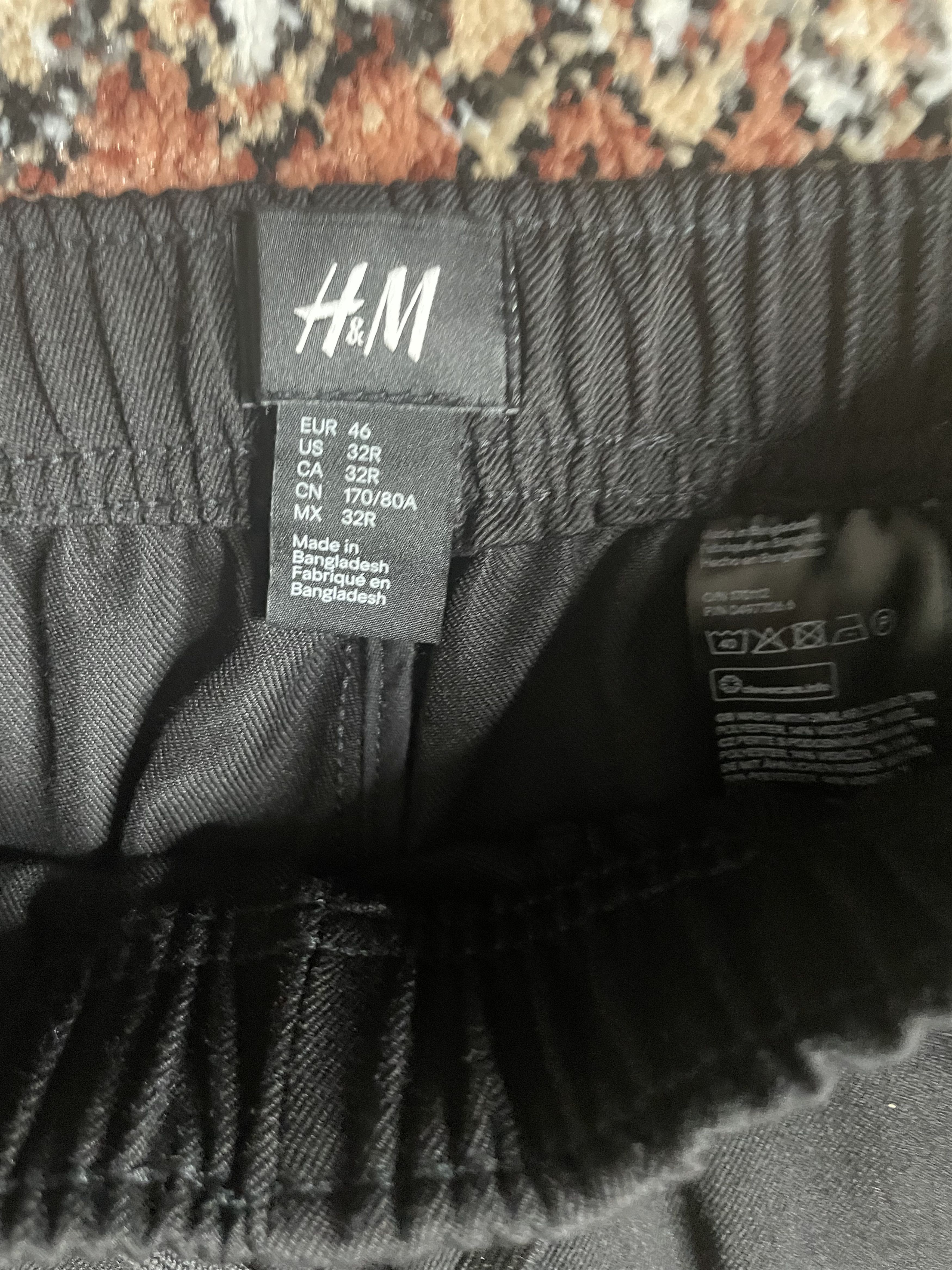 H&M H&M - Black cargo jogger Size US 32 / EU 48 - 3 Thumbnail