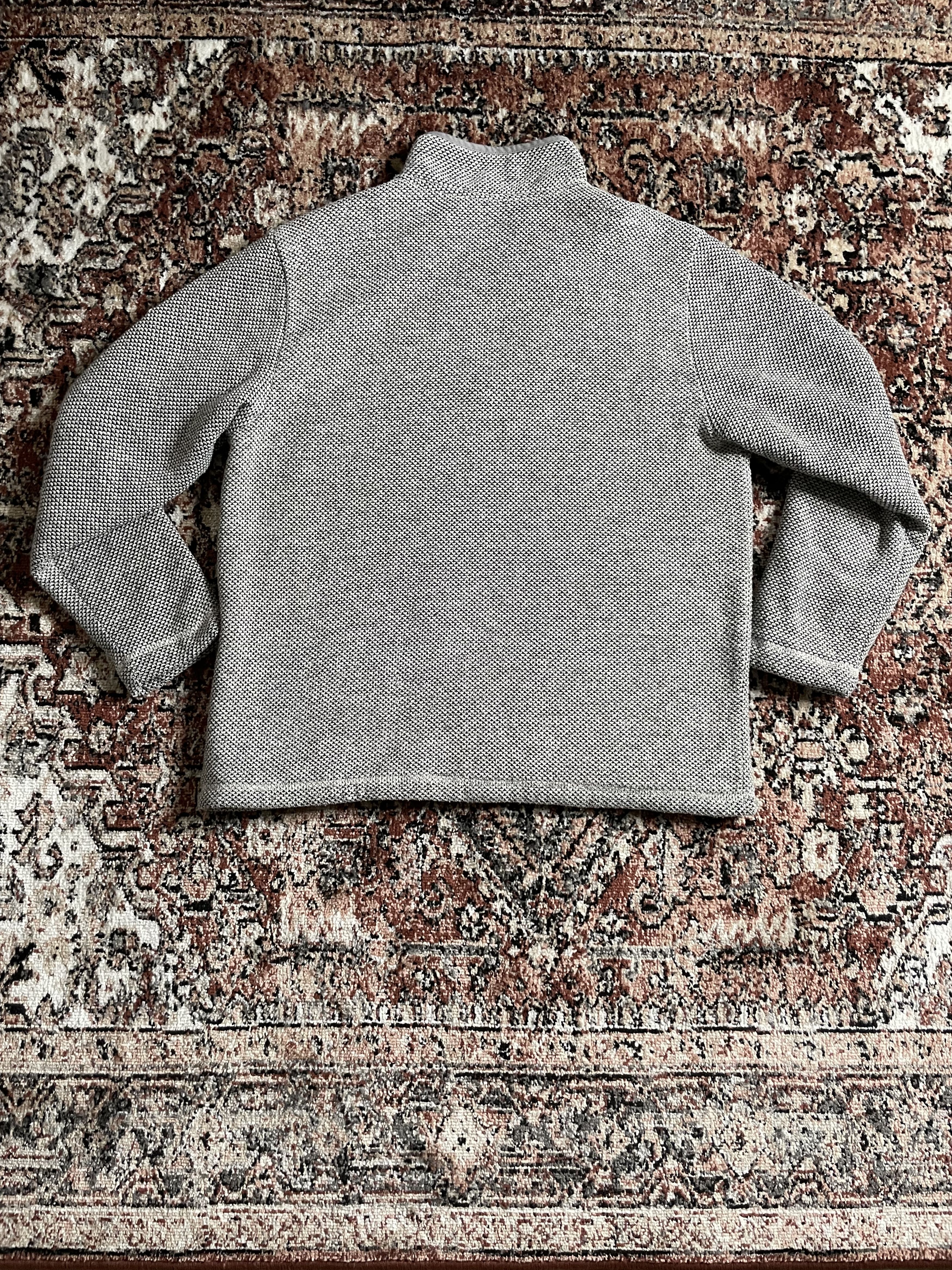 Orvis Orvis - Grey/navy Checkered half zipped Sherpa Size US L / EU 52-54 / 3 - 2 Thumbnail