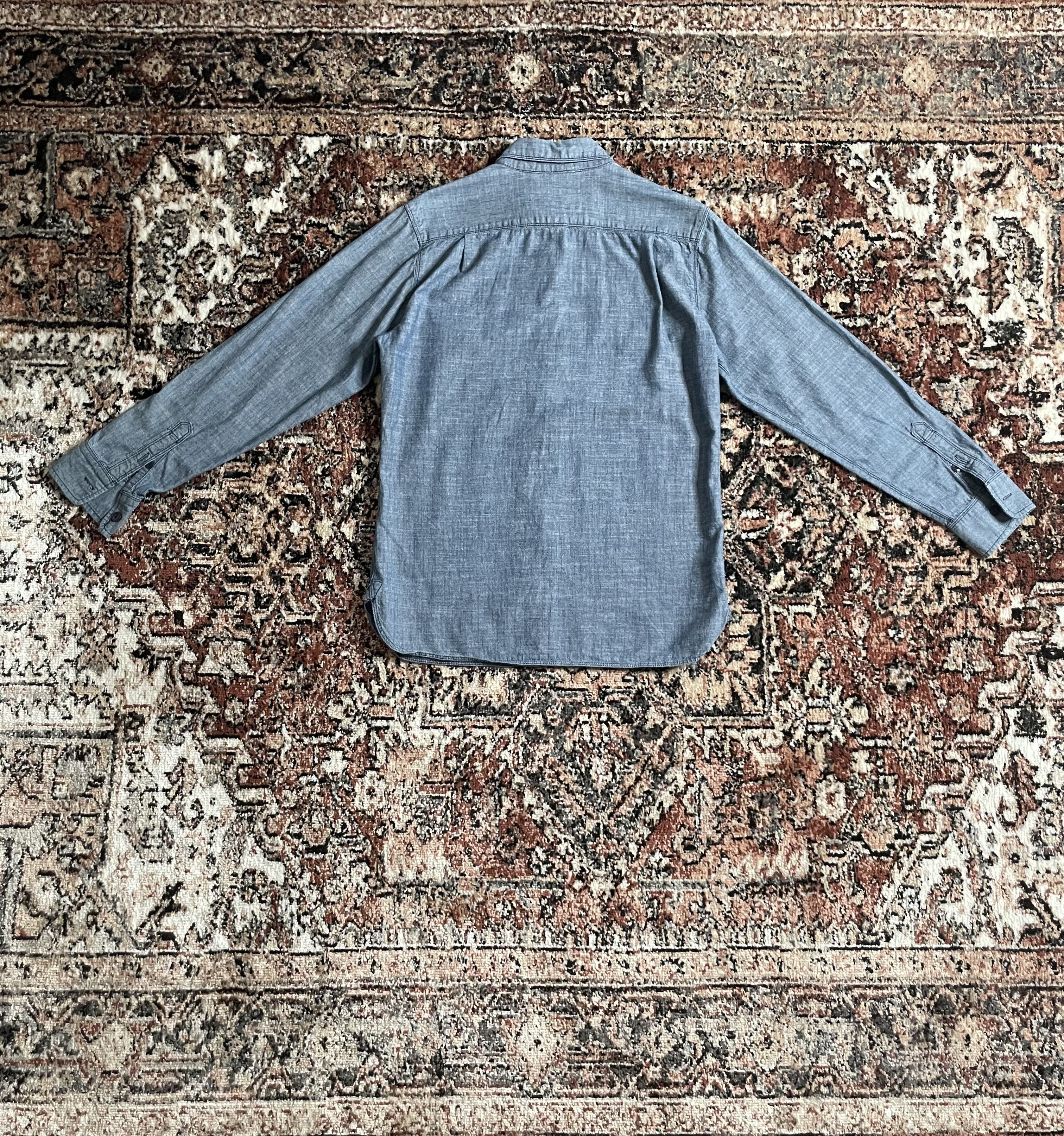 Obey Obey - Blue Denim button up Size US S / EU 44-46 / 1 - 2 Thumbnail