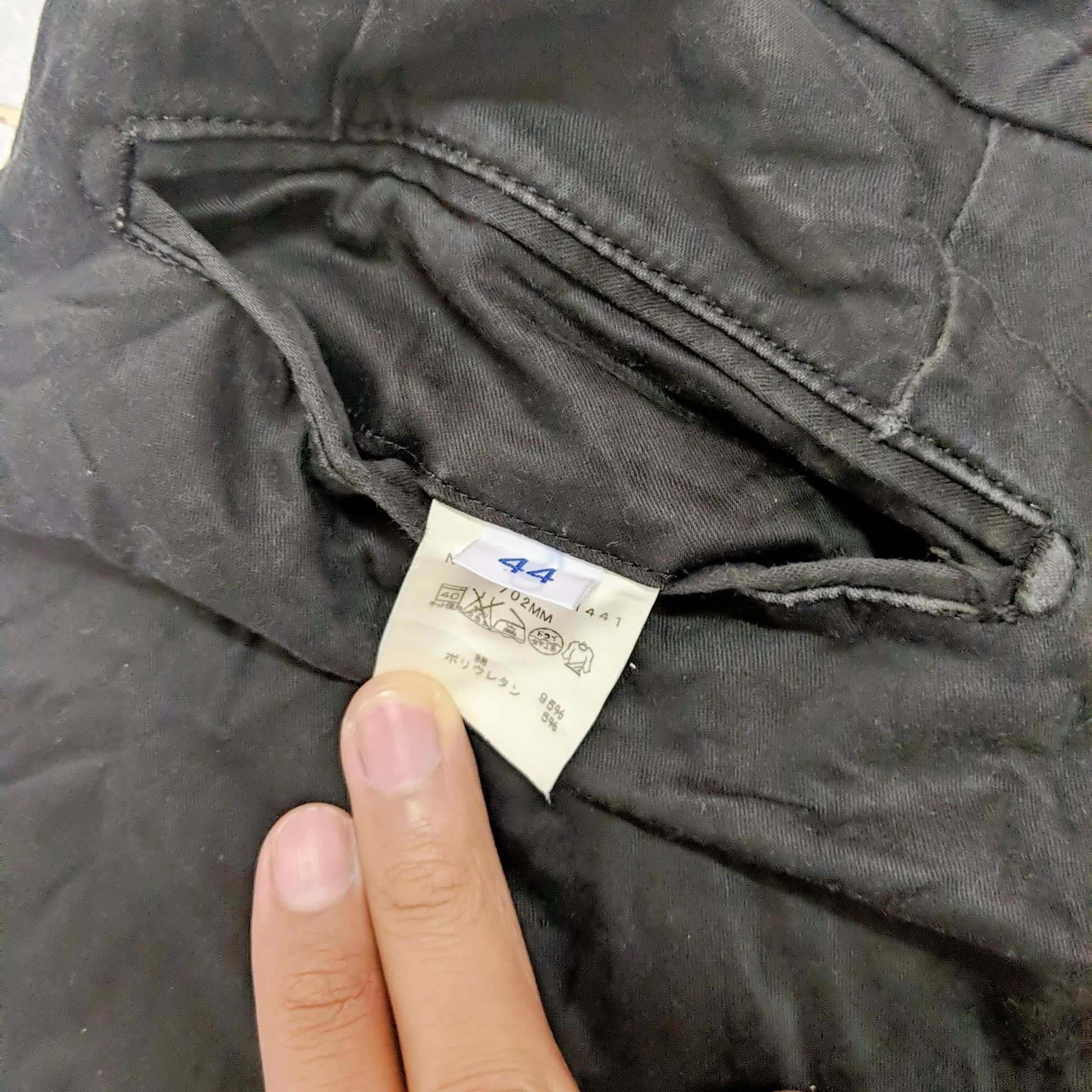 Japanese Brand Vintage SHIPS Black Chinos Trousers Pants Size US 30 / EU 46 - 2 Thumbnail