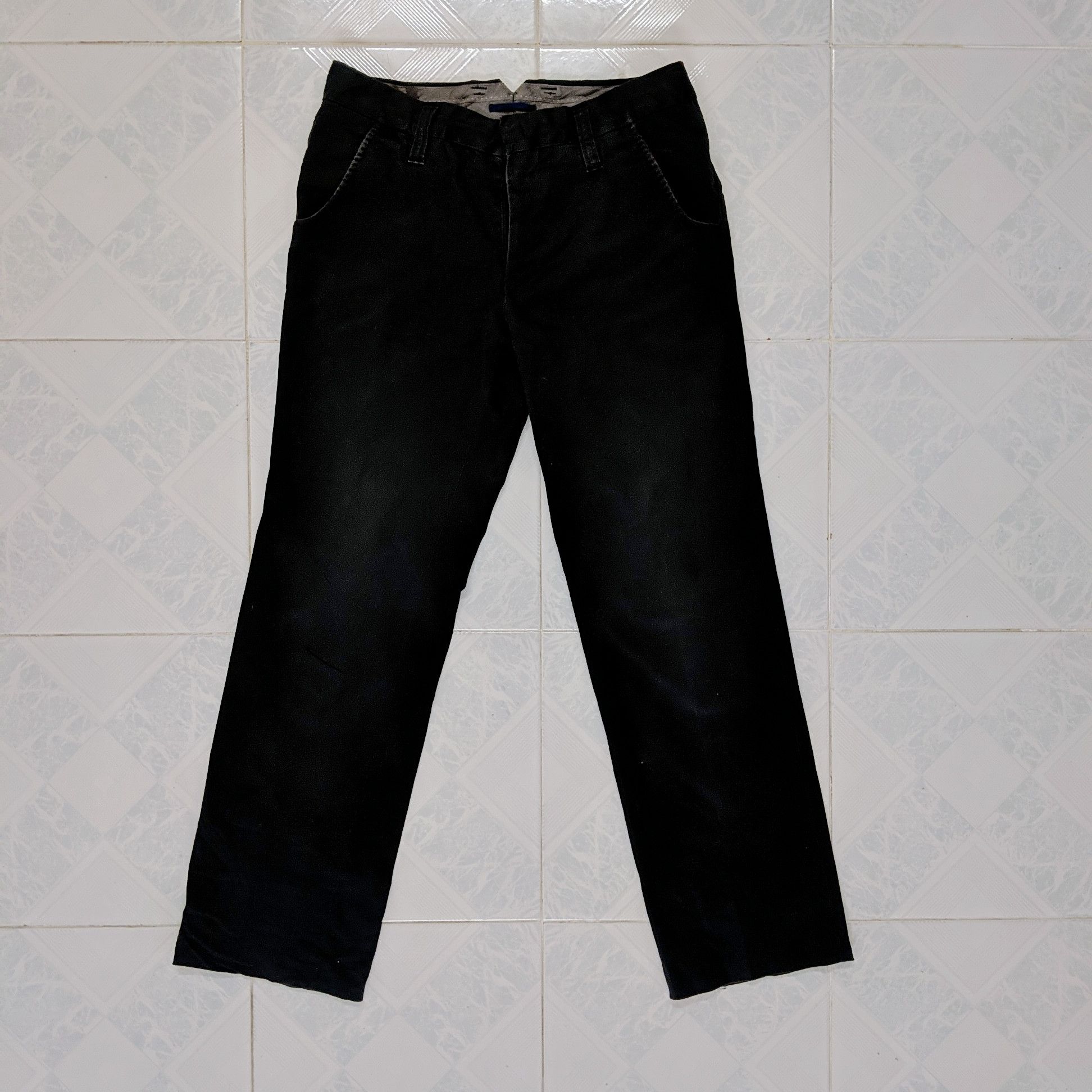 Japanese Brand Vintage SHIPS Black Chinos Trousers Pants Size US 30 / EU 46 - 1 Thumbnail
