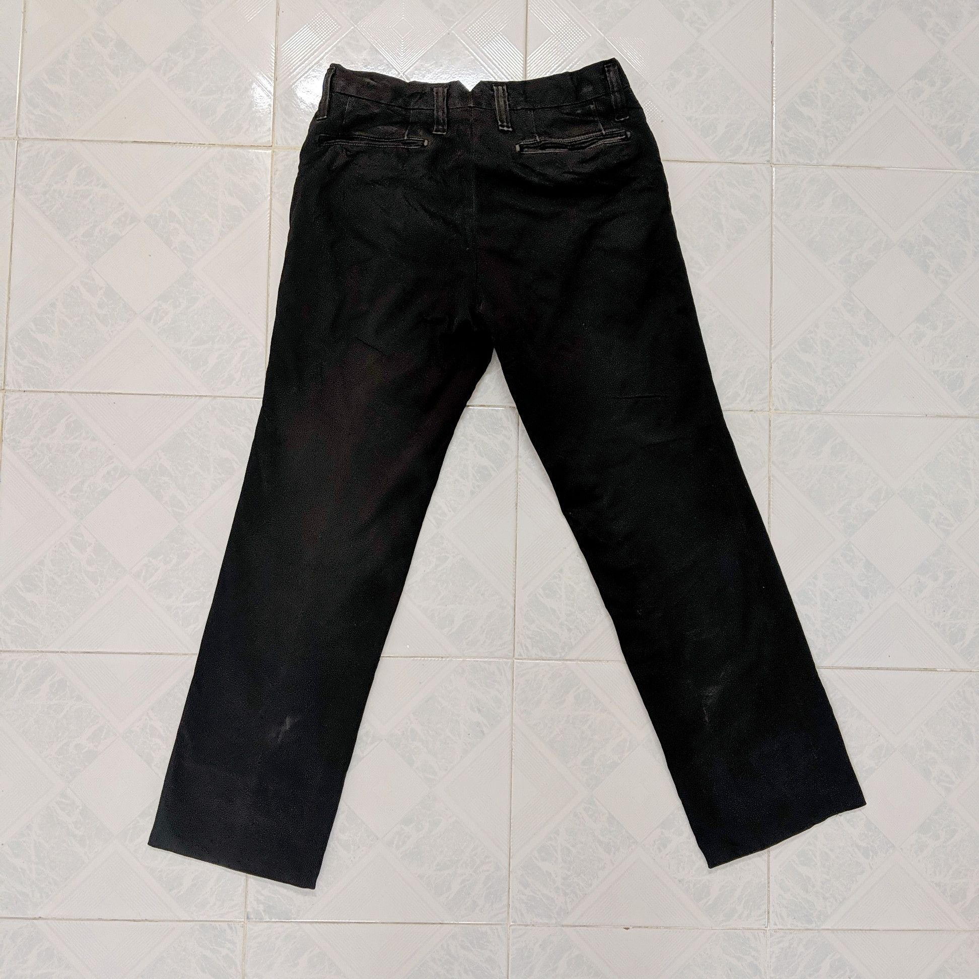 Japanese Brand Vintage SHIPS Black Chinos Trousers Pants Size US 30 / EU 46 - 9 Thumbnail