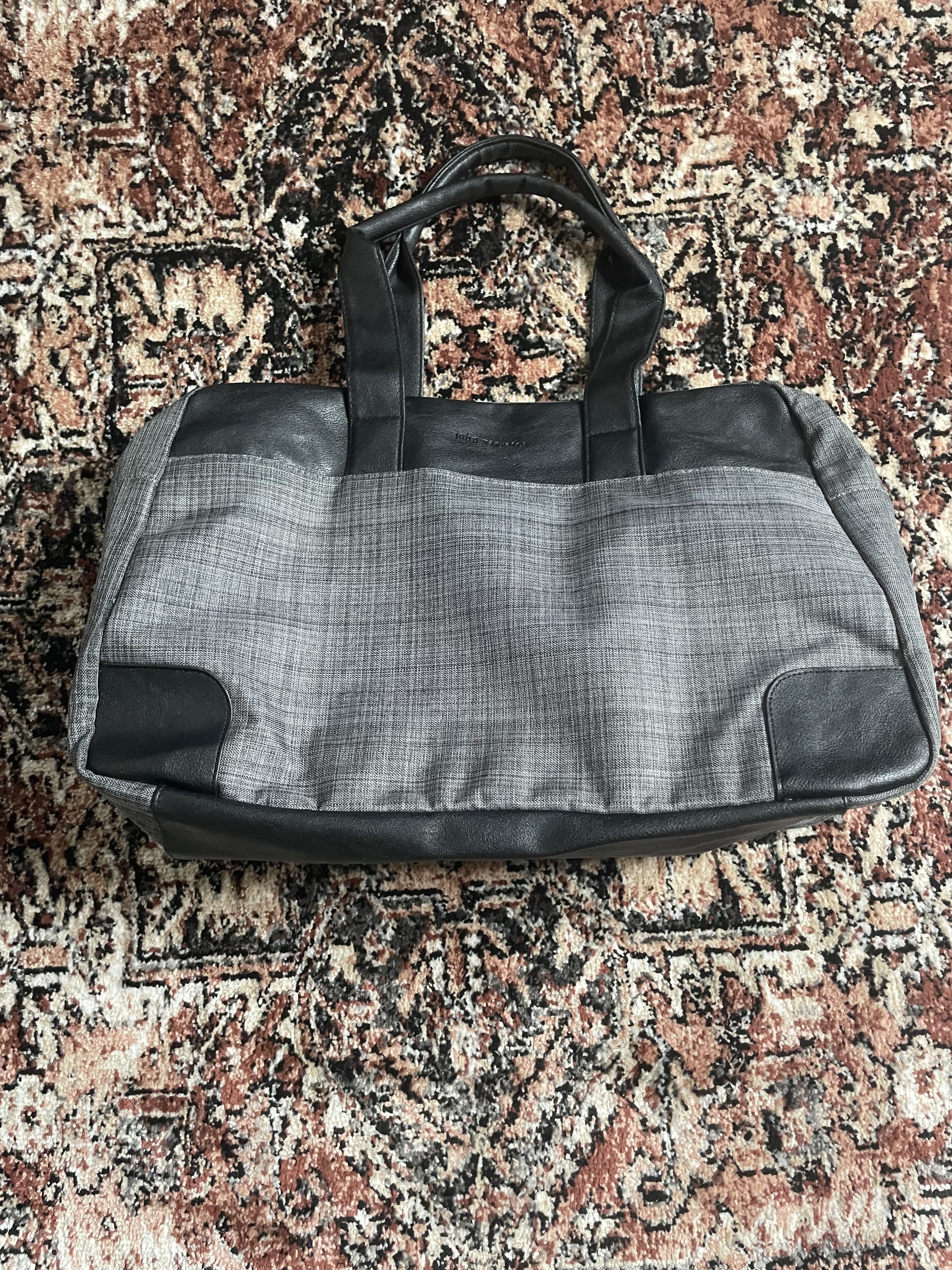 John Varvatos John Varvatos - Black and Gray Duffle Bag Size ONE SIZE - 1 Thumbnail