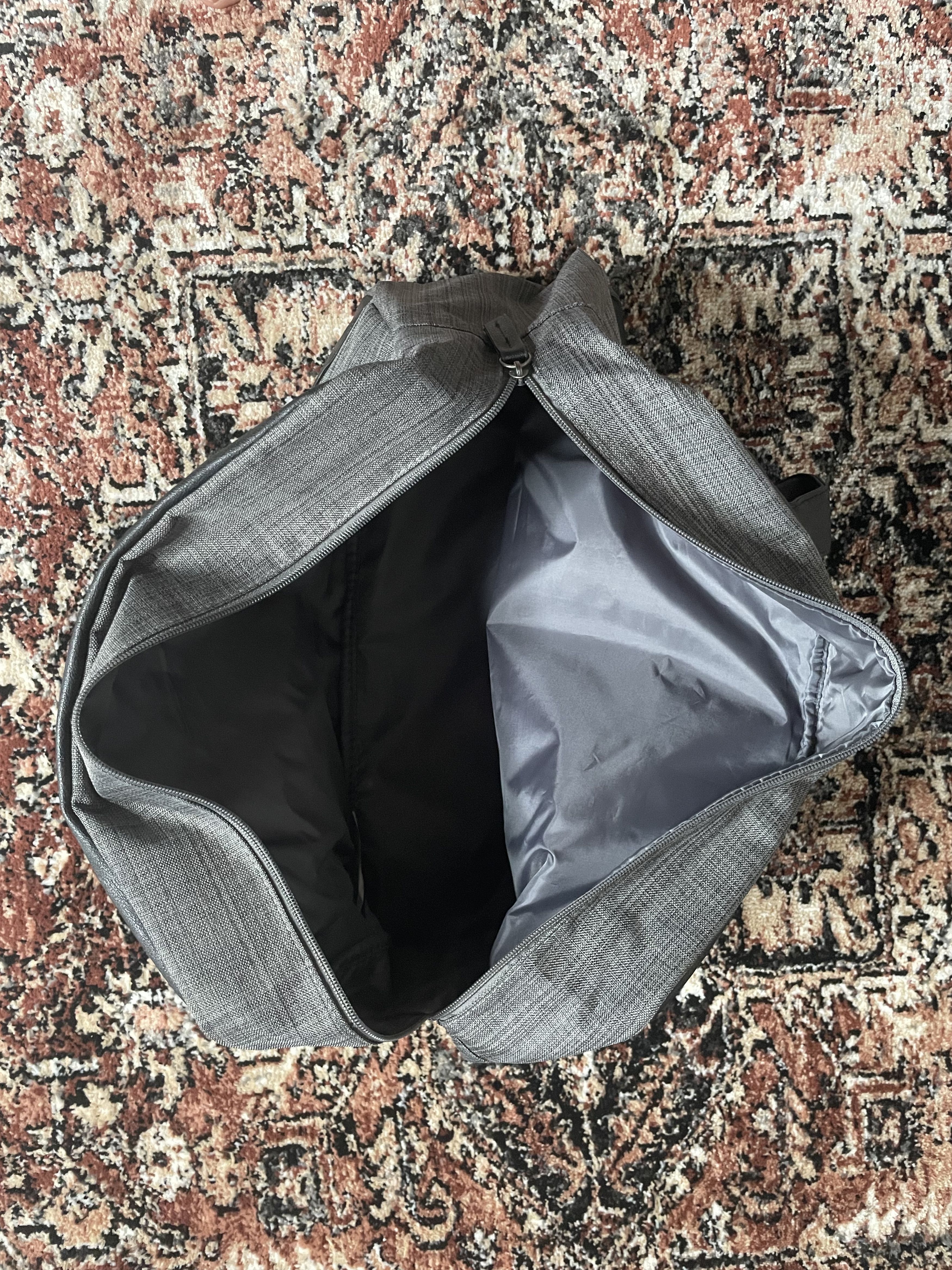 John Varvatos John Varvatos - Black and Gray Duffle Bag Size ONE SIZE - 3 Thumbnail