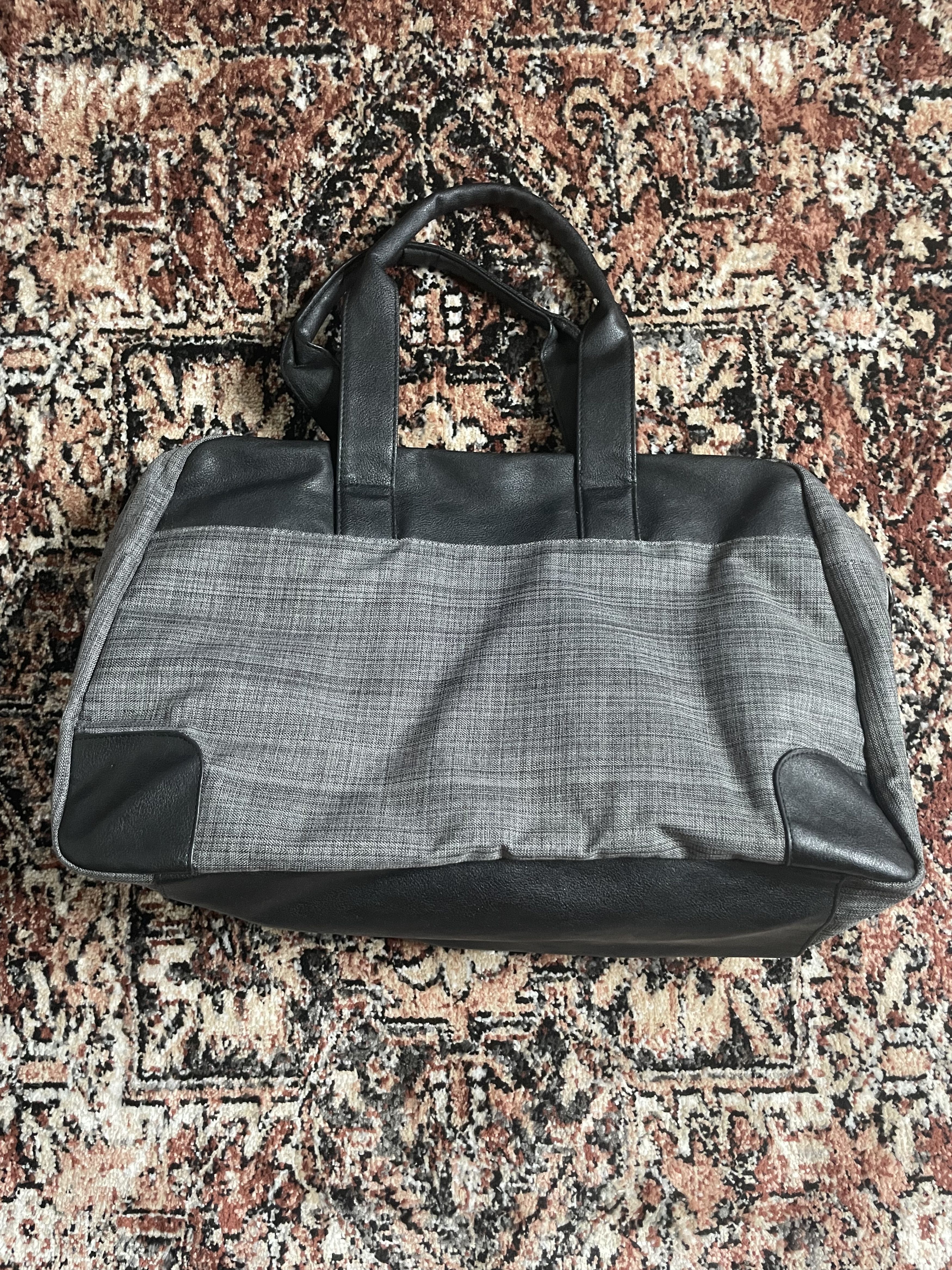 John Varvatos John Varvatos - Black and Gray Duffle Bag Size ONE SIZE - 2 Thumbnail