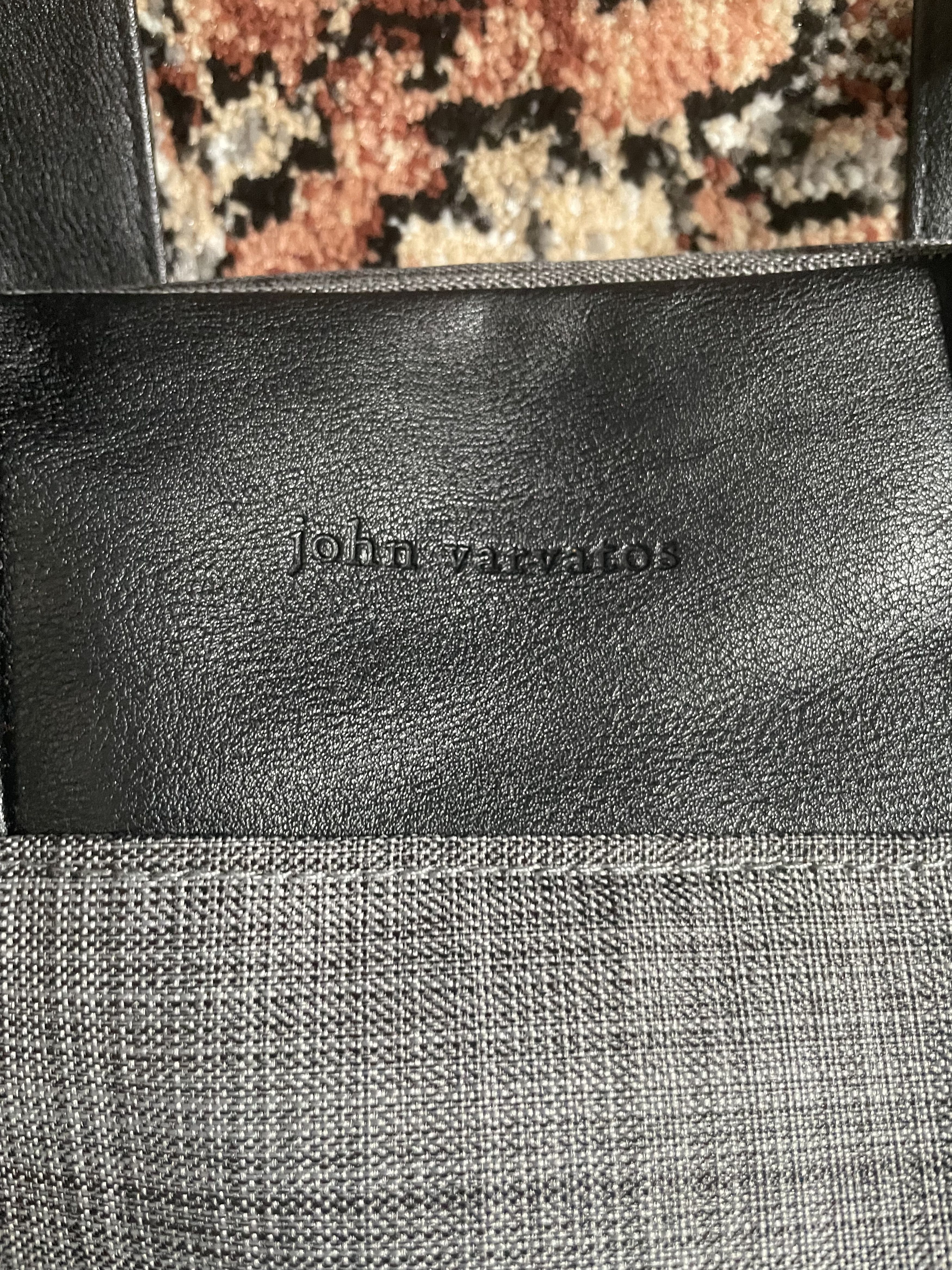 John Varvatos John Varvatos - Black and Gray Duffle Bag Size ONE SIZE - 4 Thumbnail