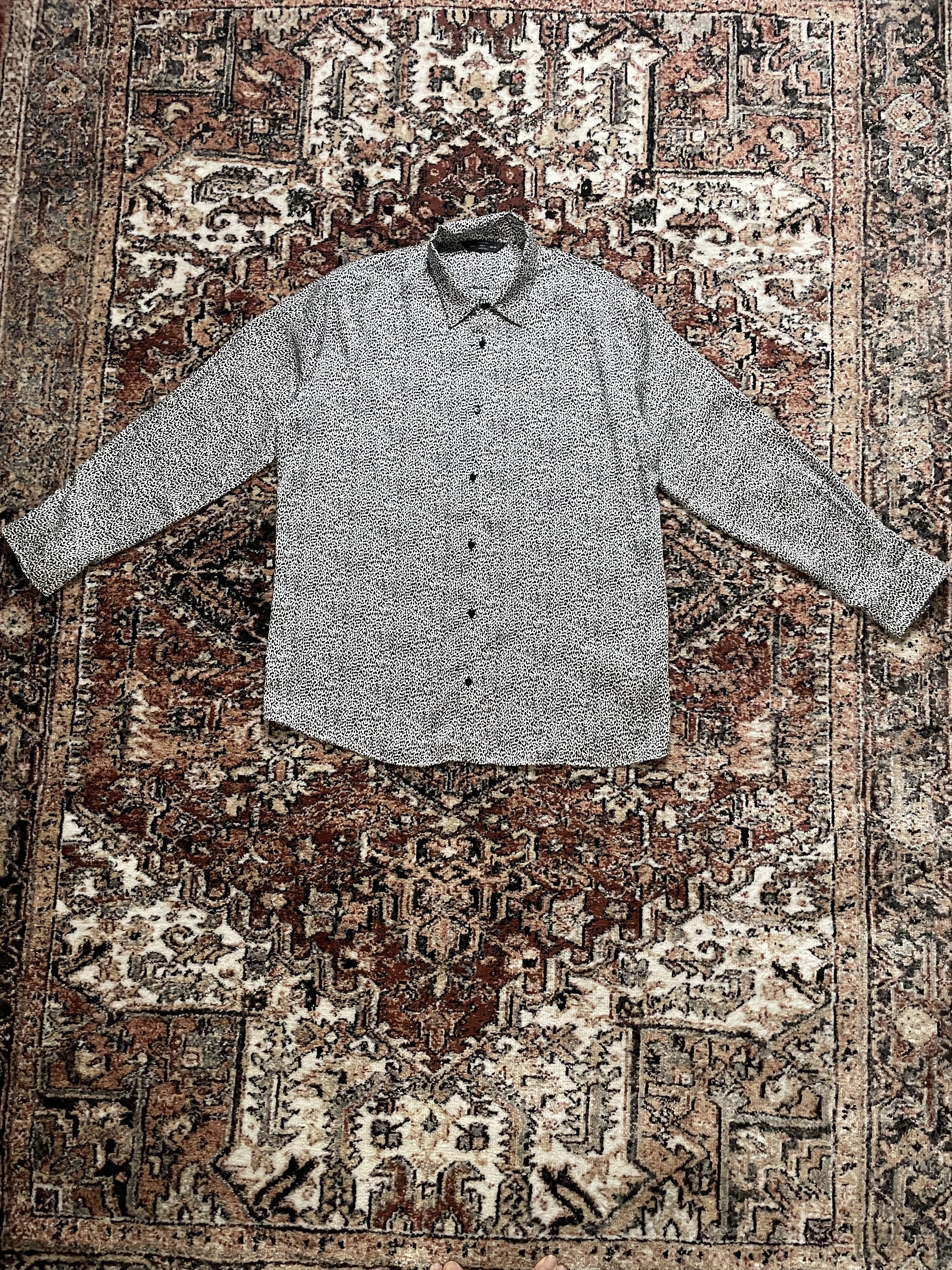 Zara Zara - Snow leopard print button up Size US L / EU 52-54 / 3 - 1 Thumbnail