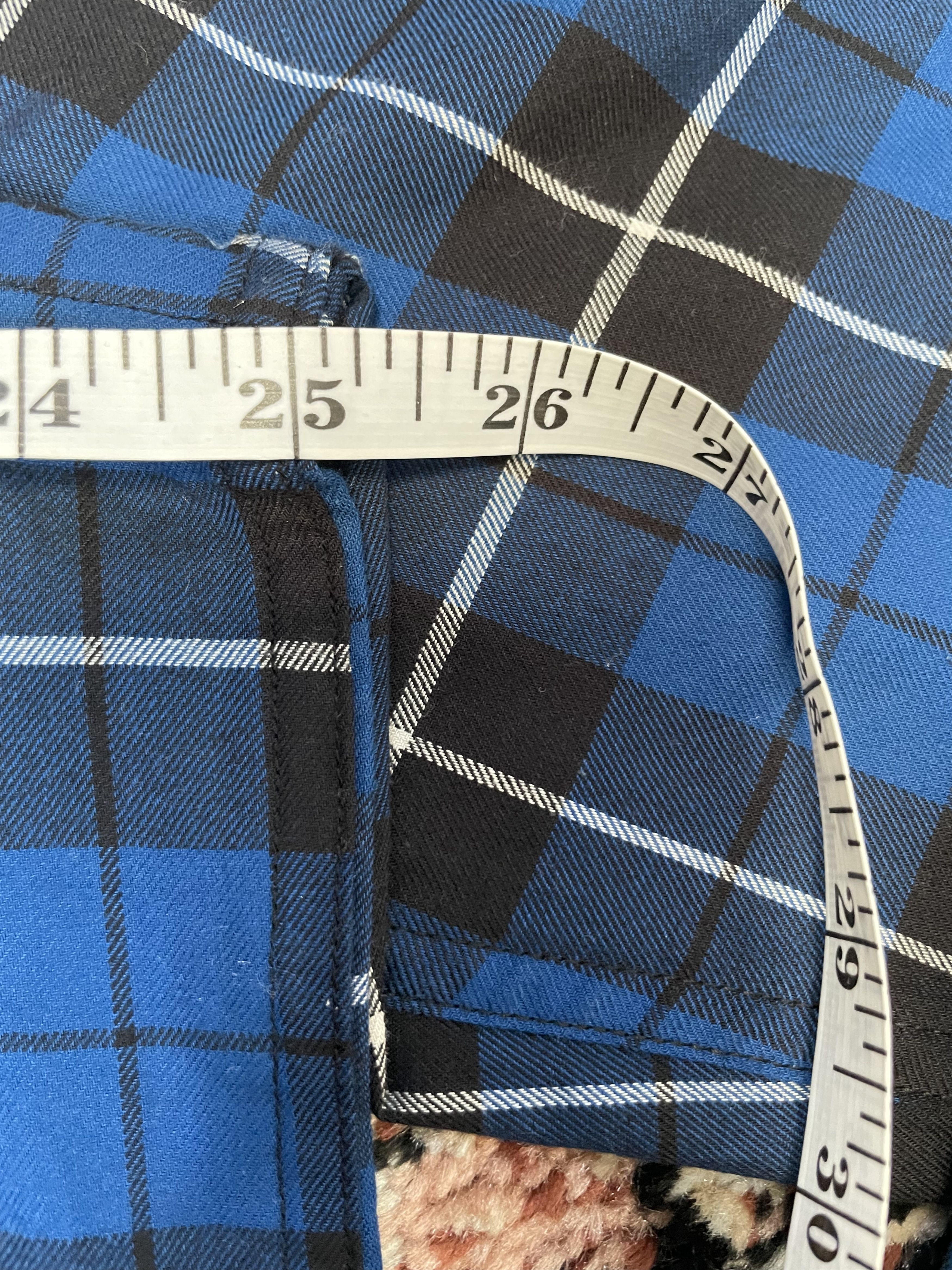 H&M H&M - Blue Black plaid button up Size US XL / EU 56 / 4 - 5 Thumbnail