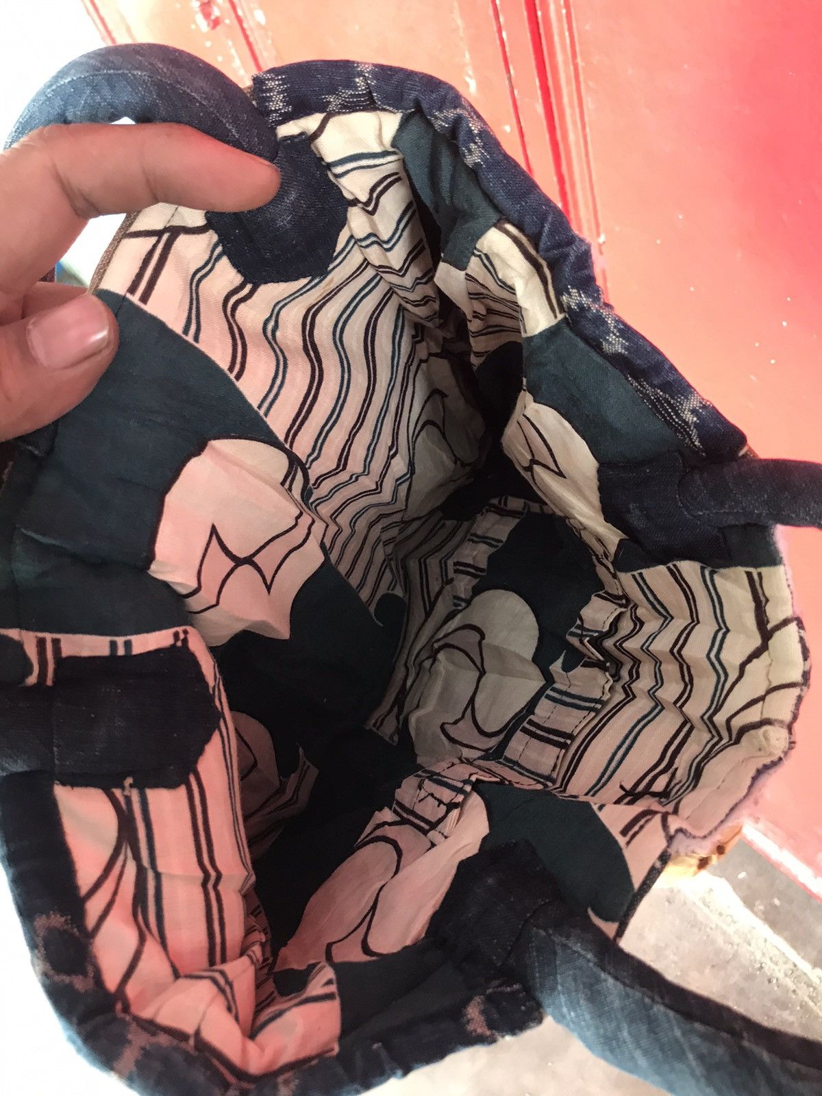 Other Sashiko patchwork tote beg custom made Size ONE SIZE - 5 Thumbnail