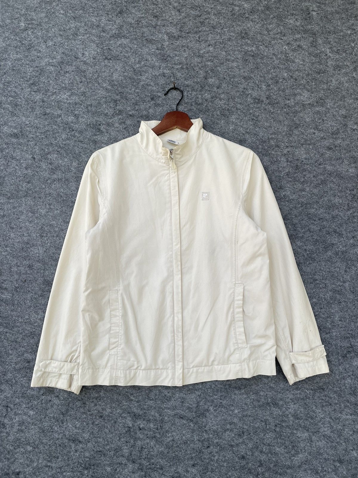 image of Andre Courreges x Courreges Sport Furtur Diaplex System Jacket in Vanilla, Men's (Size XS)